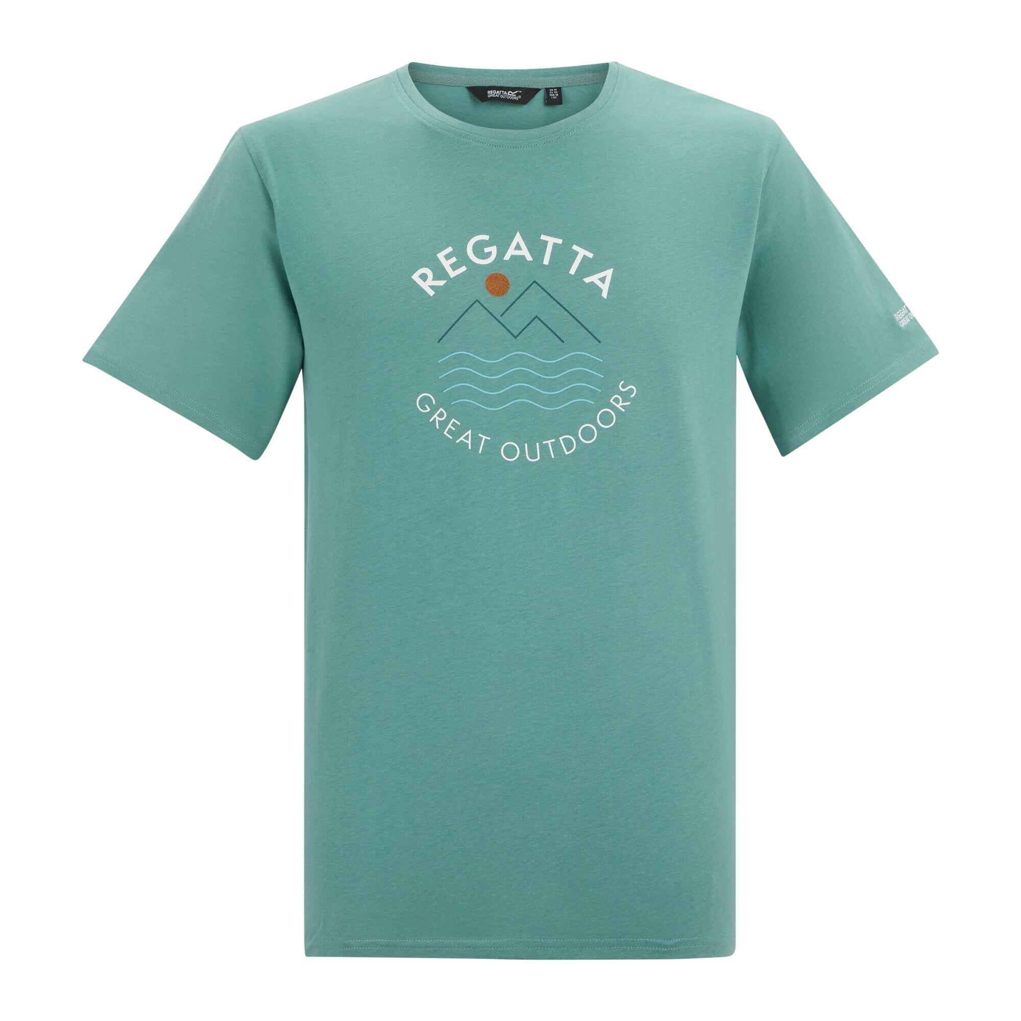 Cline IX T-shirt met korte mouwen en grafische print voor heren 5/7