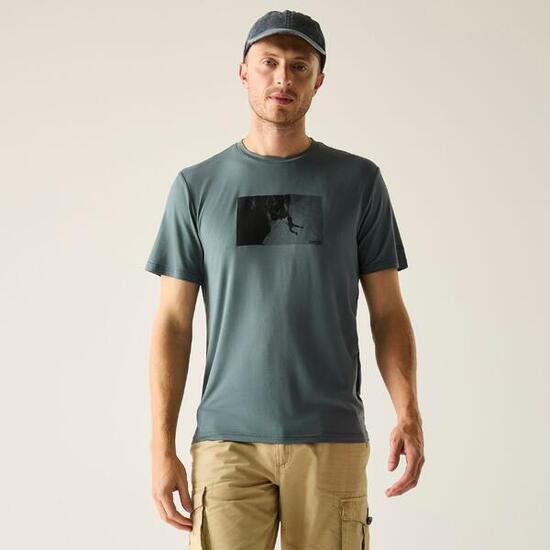 T-shirt graphique extensible à manches courtes Fingal pour homme