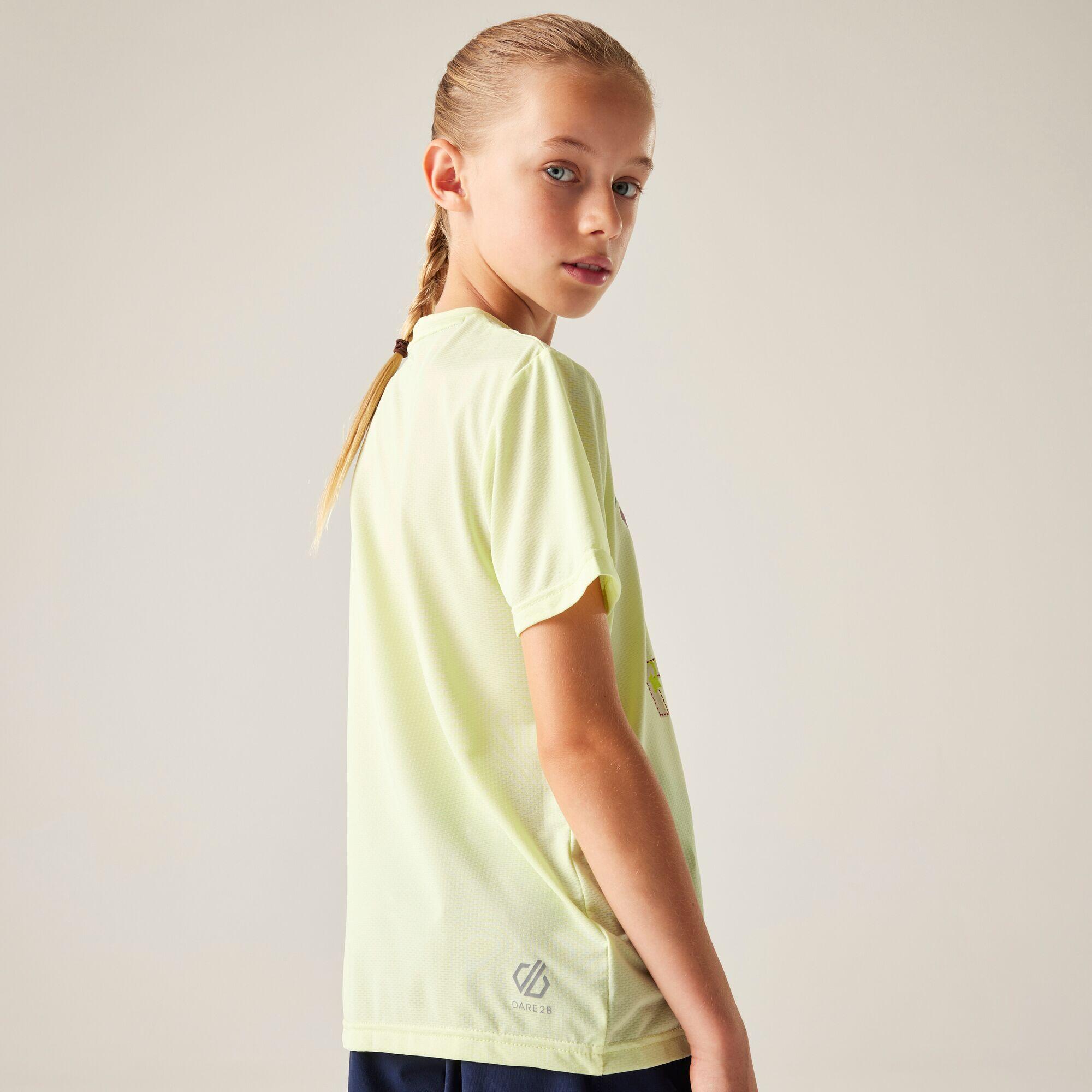 Grappig lichtgewicht T-shirt met korte mouwen en grafische print voor kinderen 2/7