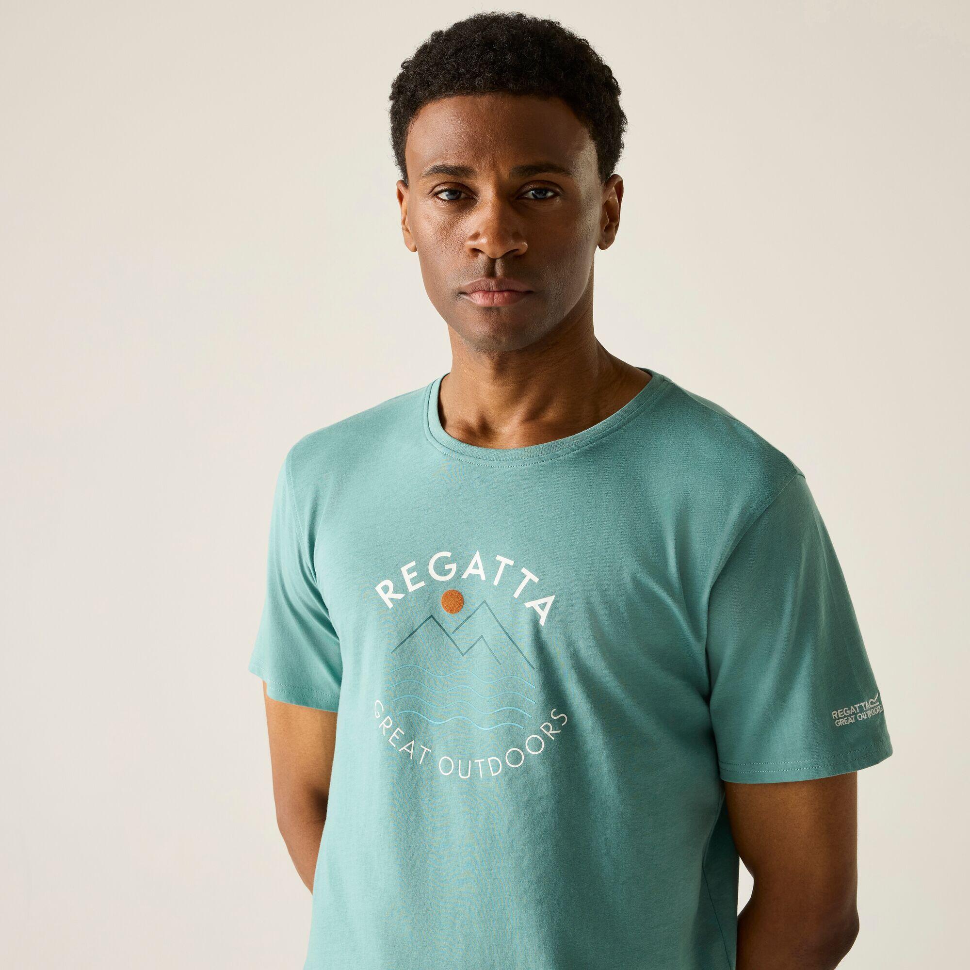 Cline IX T-shirt met korte mouwen en grafische print voor heren 4/7