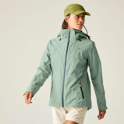 Dames switch up iii waterdichte wandeljas met capuchon