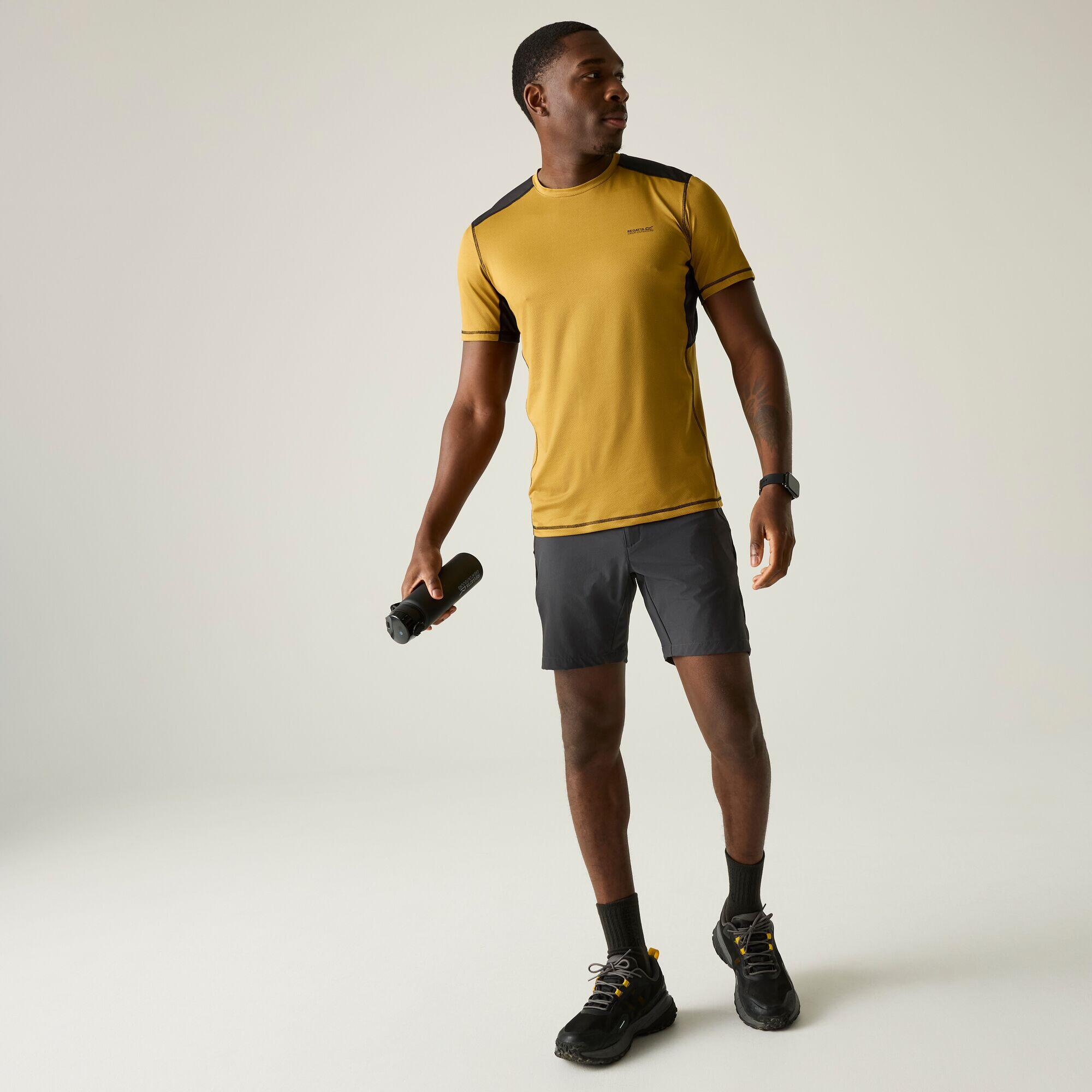 Virda heren T-shirt met korte mouwen en mesh-stof 3/7