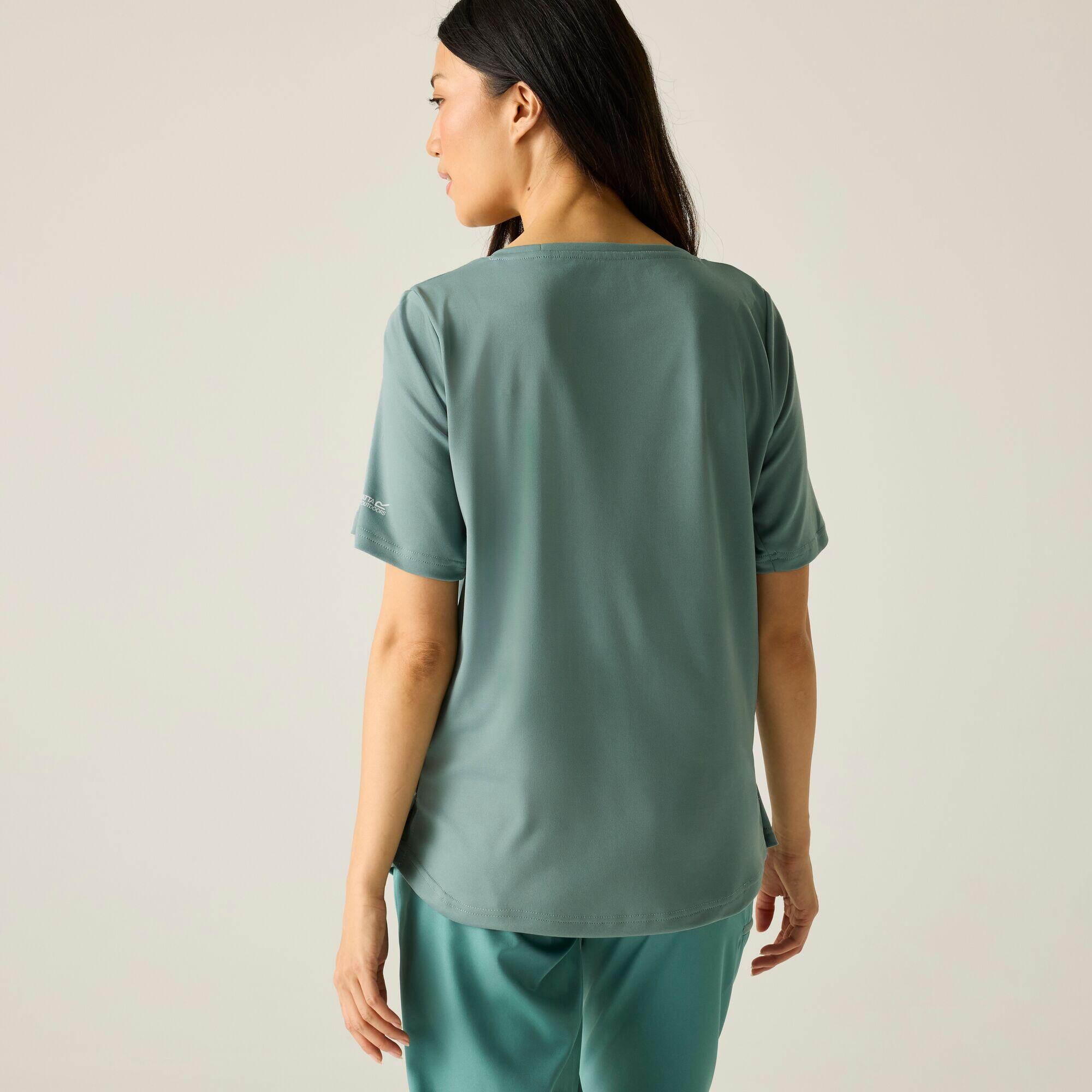T-shirt à manches courtes Botanna pour femme, séchage rapide, logo 2/7