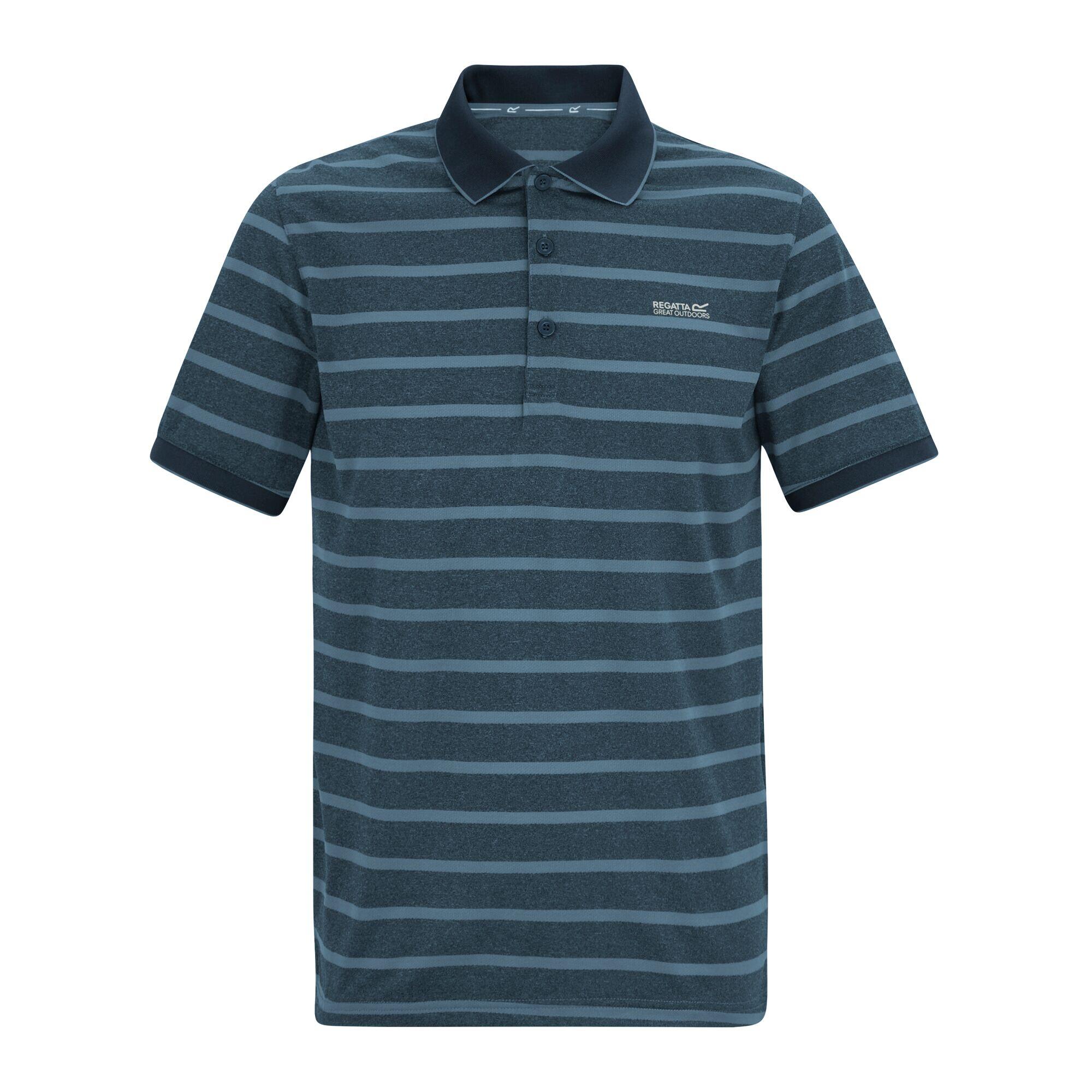 Polo Kildra rayé en maille pour homme 5/7