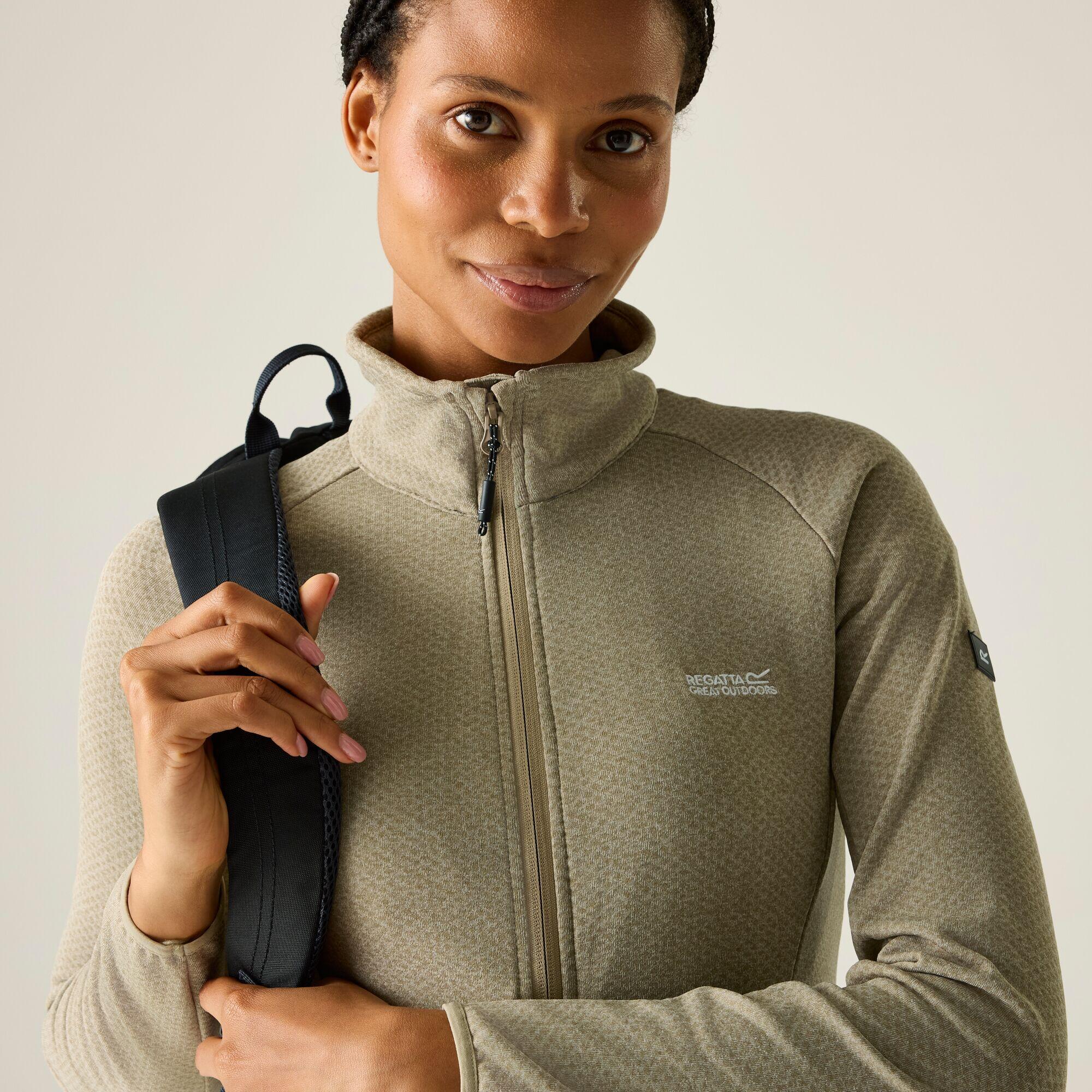 Malana Softshell Fleecejacke für Damen mit durchgehendem Reißverschluss 5/7
