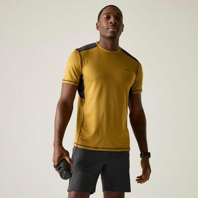Virda heren t-shirt met korte mouwen en mesh-stof