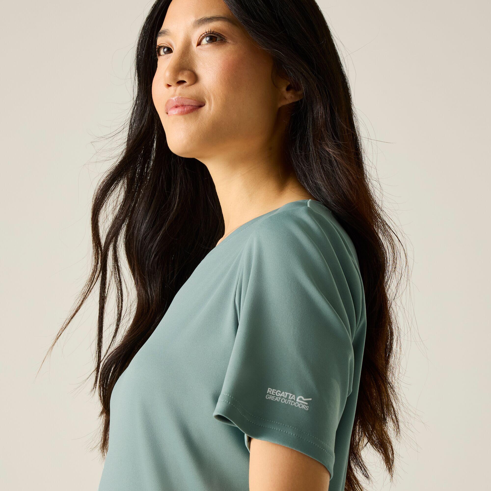 T-shirt à manches courtes Botanna pour femme, séchage rapide, logo 4/7