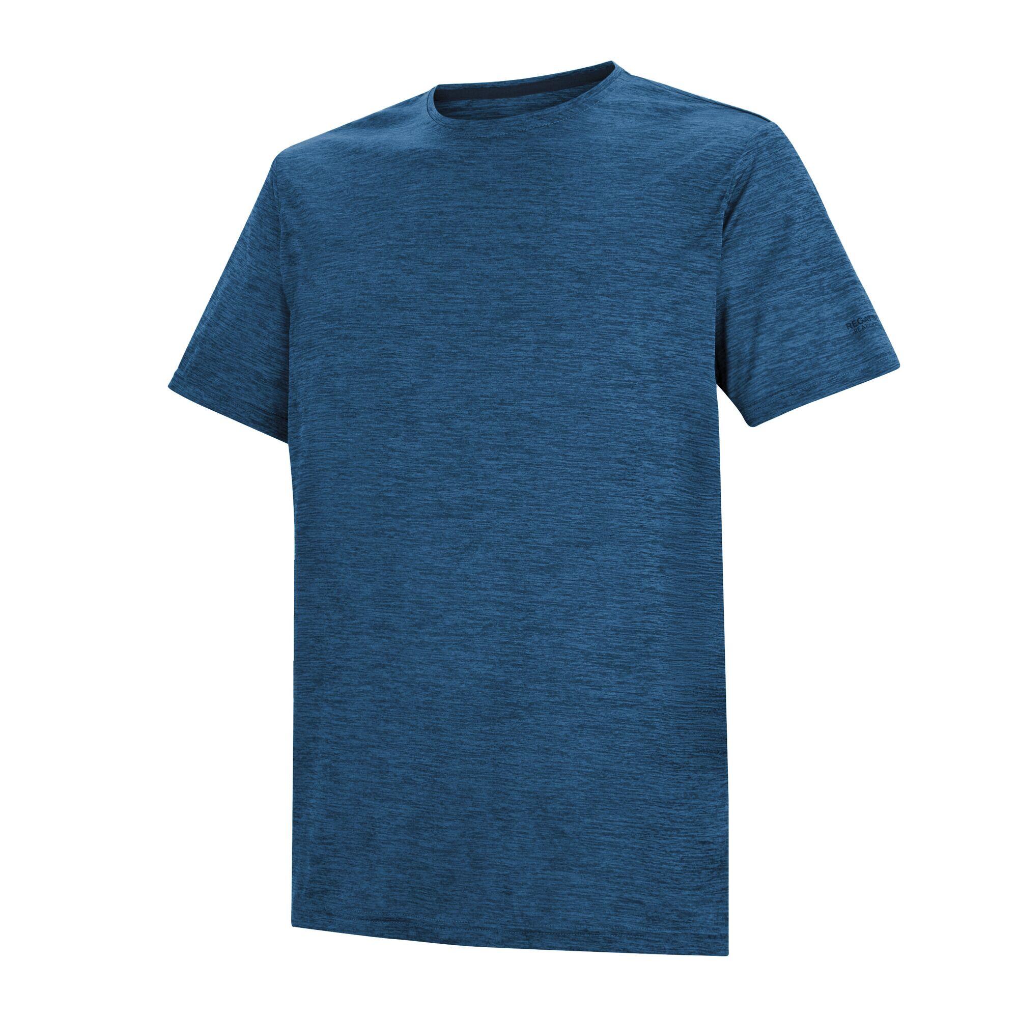 Herren Fingal Edition Kurzarm-T-Shirt in Melange-Optik 7/7