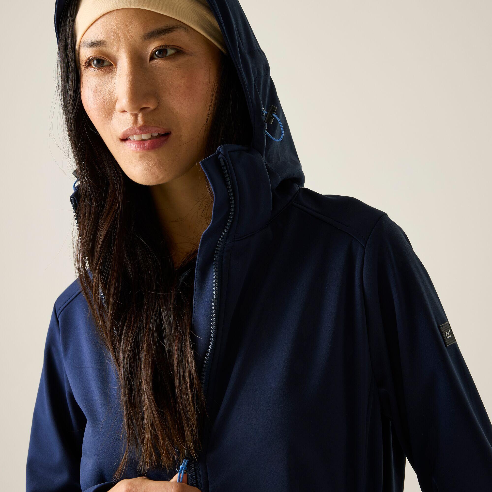 Veste softshell longue à capuche déperlante Carisbrooke pour femme 4/7