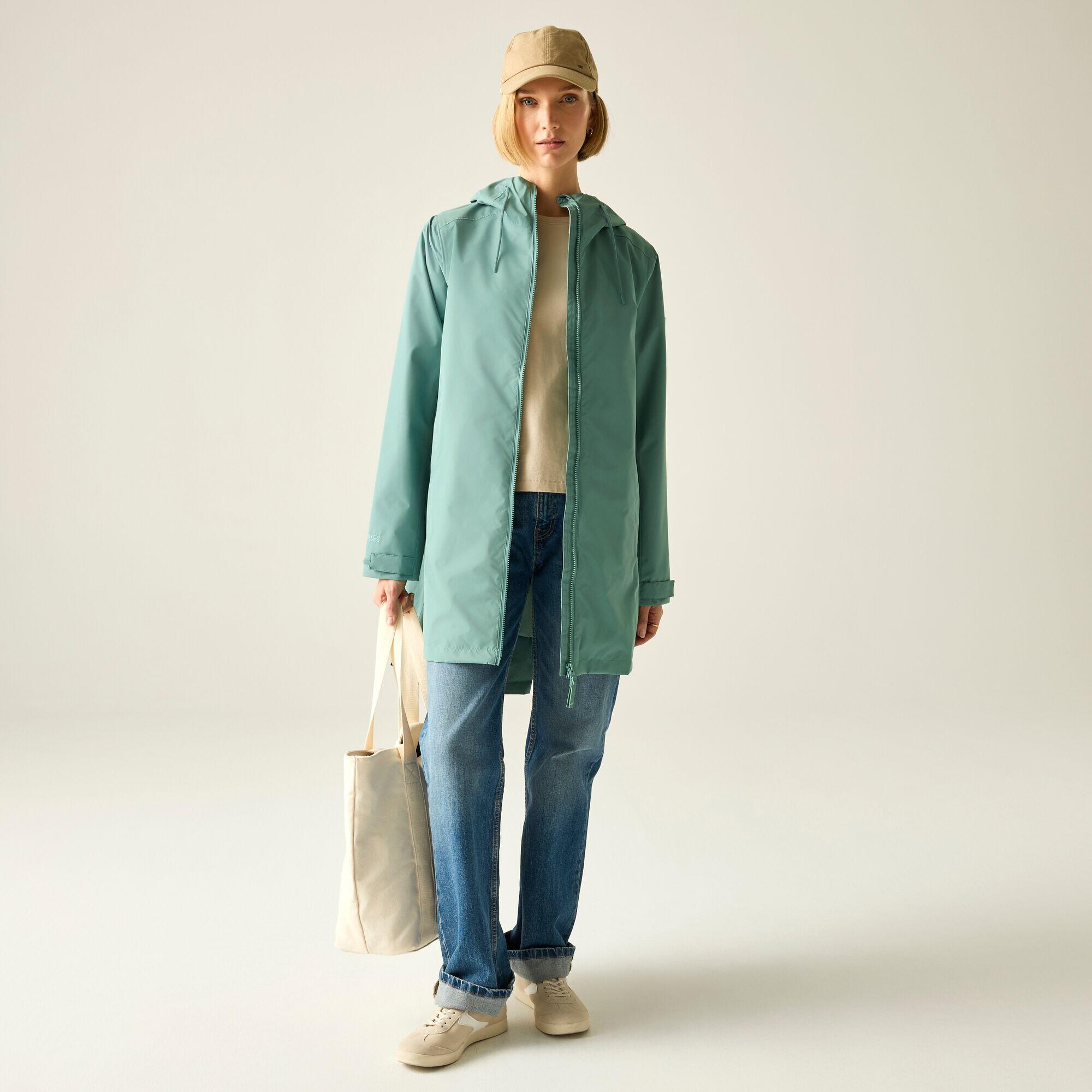 Womens Brianka Longline Hooded Waterproof Jacket 3/7