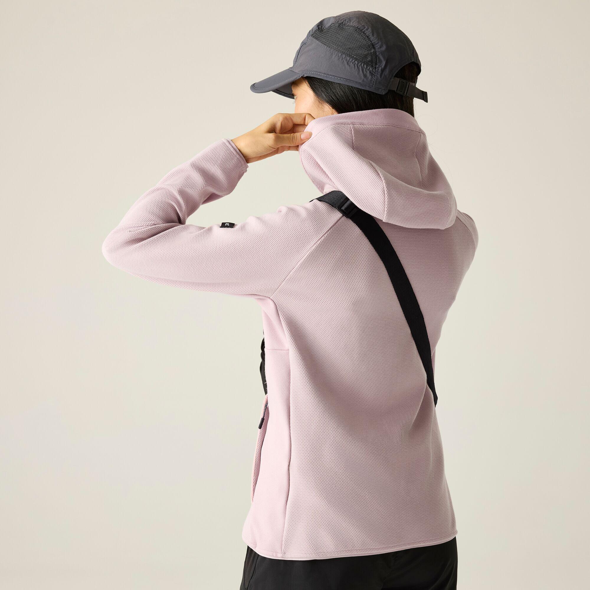 Dames Nayna Fleece met capuchon en volledige ritssluiting 2/7