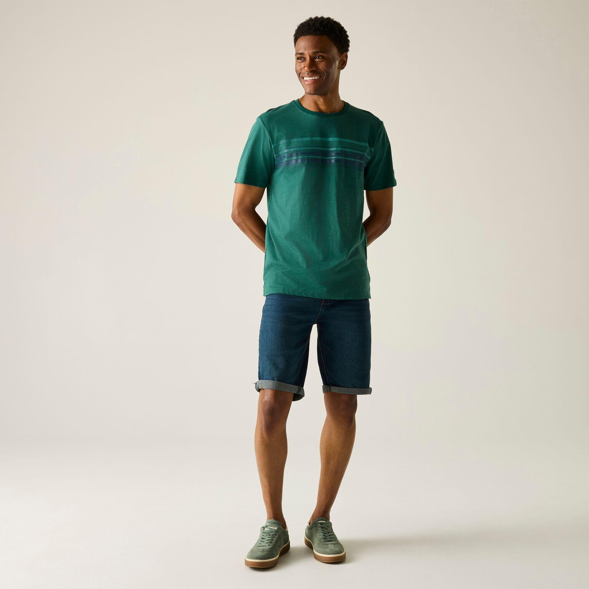 Rendro Kurzarm-T-Shirt für Herren mit Grafikprint 3/7