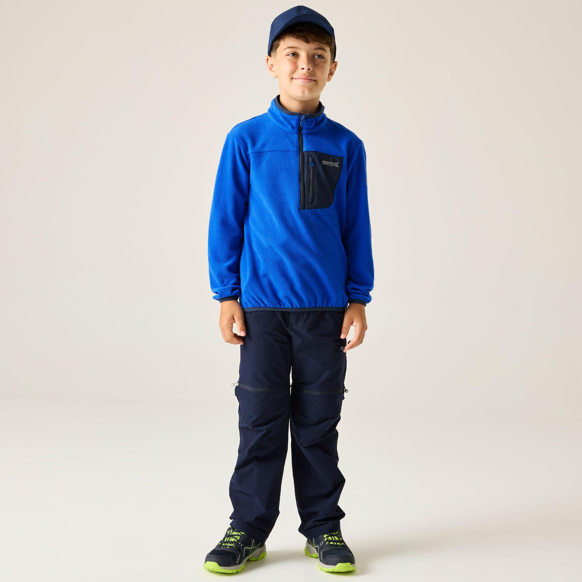 Kinderfleece met halve rits Frankie 3/7