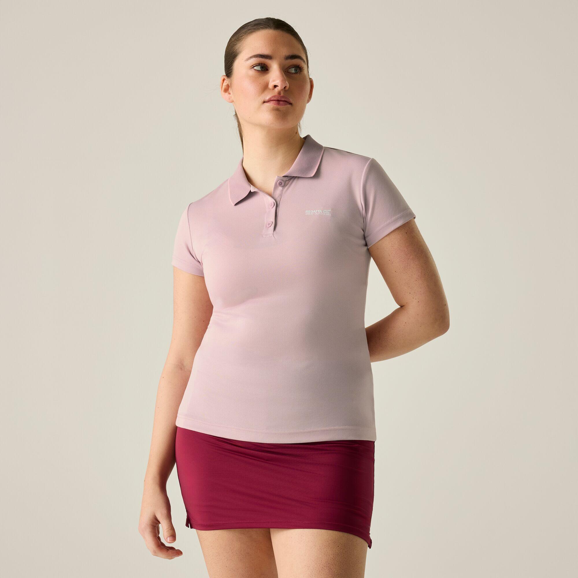 Womens Maverick V Tipped Logo Polo 4/7