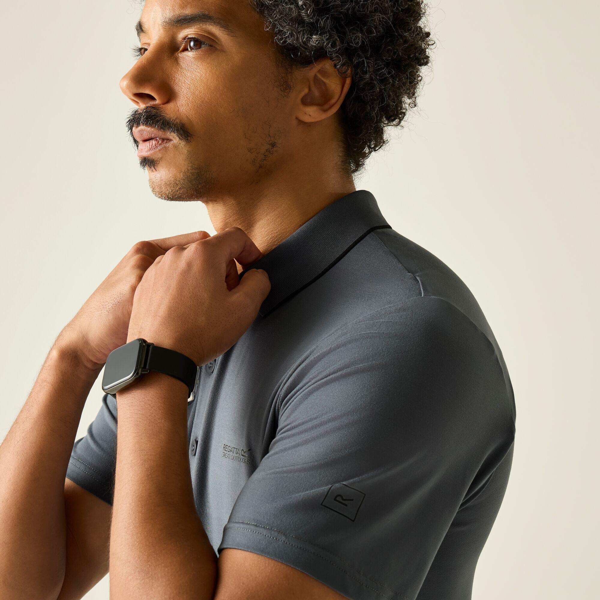 Mens Maverik Stretch Logo Polo 4/7