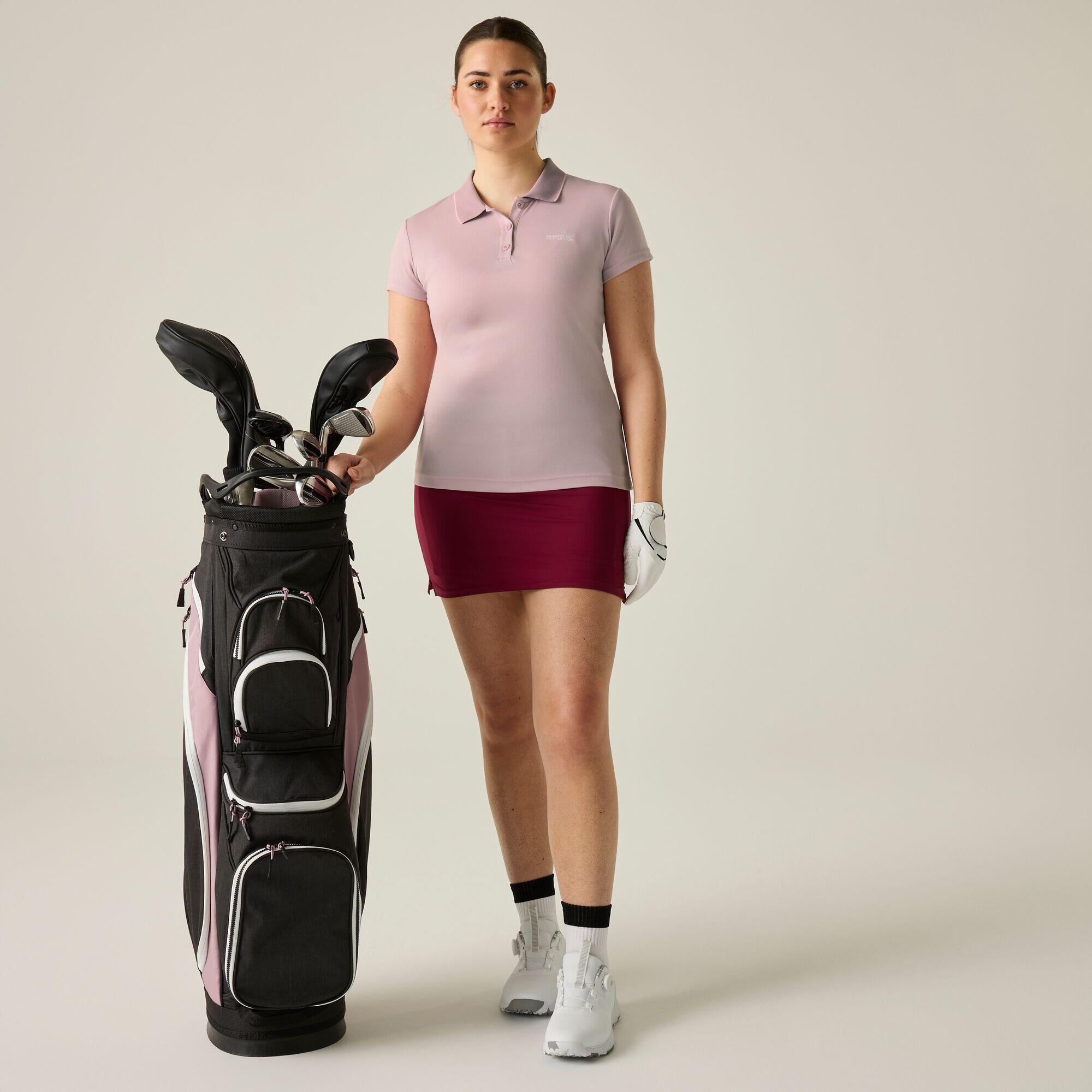 Womens Maverick V Tipped Logo Polo 6/7