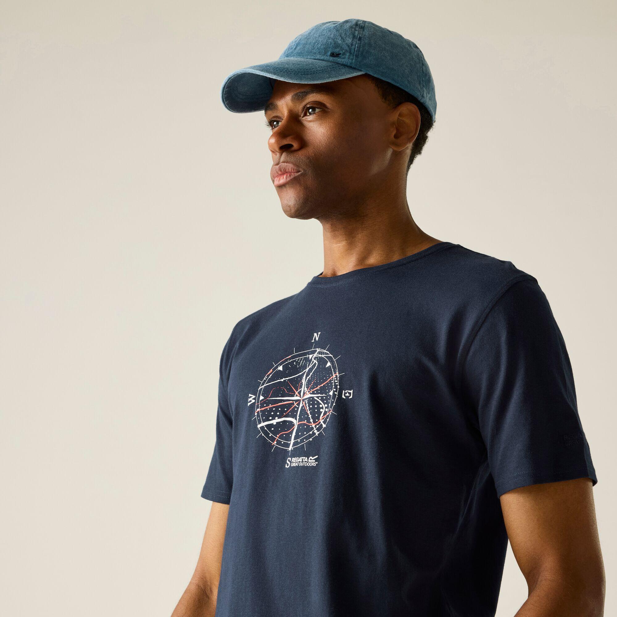Cline IX T-shirt met korte mouwen en grafische print voor heren 4/7