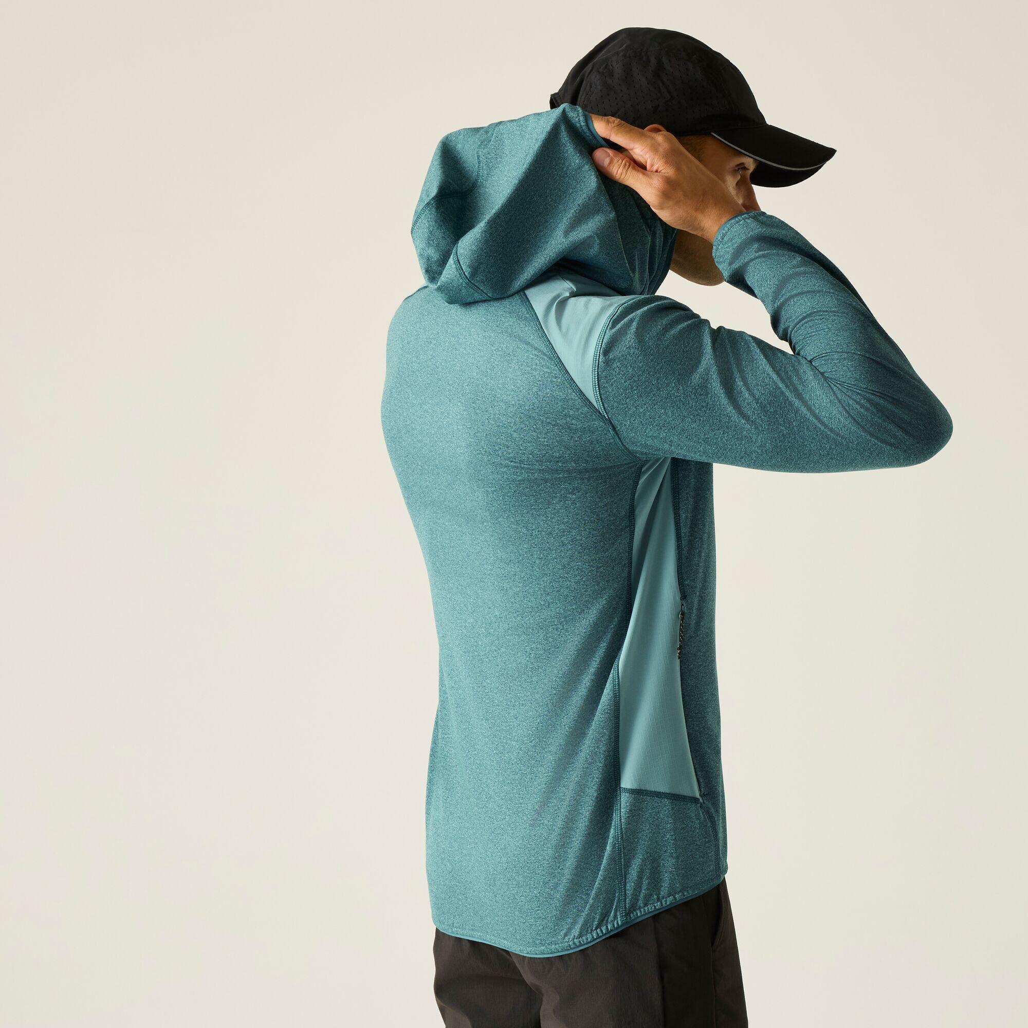 Couche intermédiaire à capuche zippée intégrale Finchdale Marl pour homme 2/7