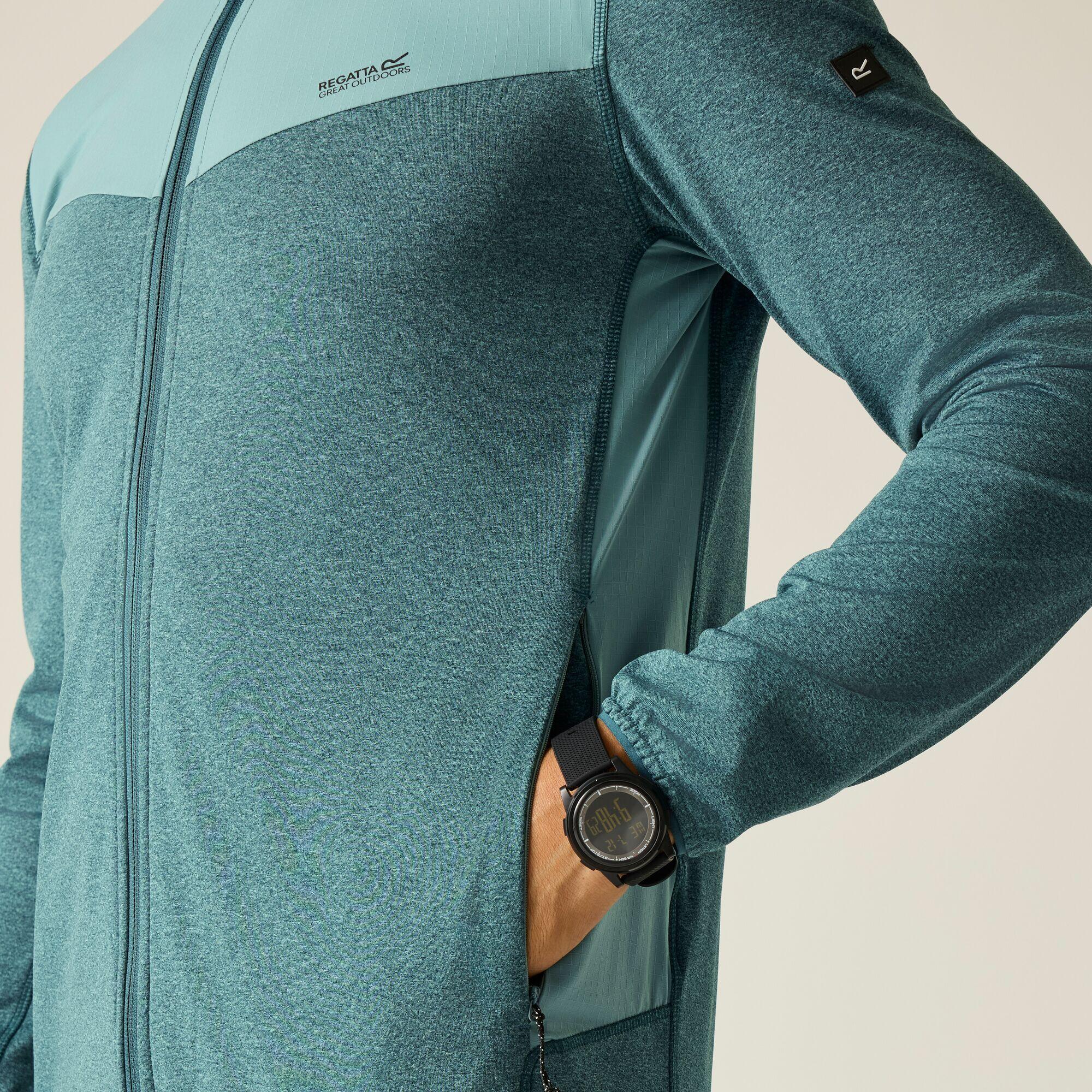 Couche intermédiaire à capuche zippée intégrale Finchdale Marl pour homme 4/7