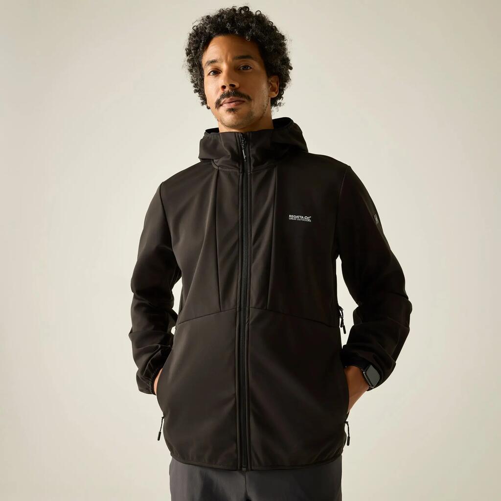 Mens Tredmoor Water-Resistant Hooded Softshell Jacket