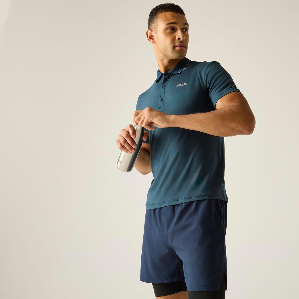 Mens Maverik Stretch Logo Polo