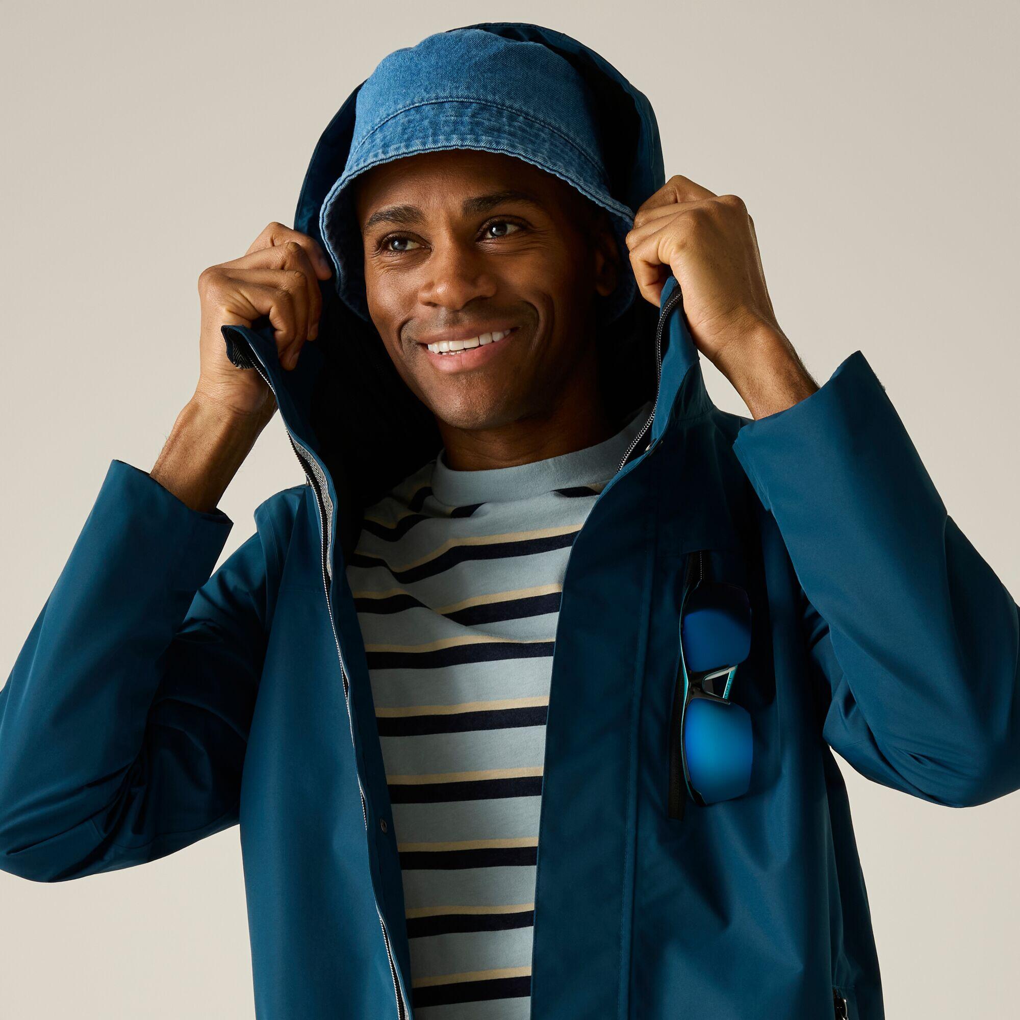 Veste imperméable à capuche longue Daledon pour homme 5/7