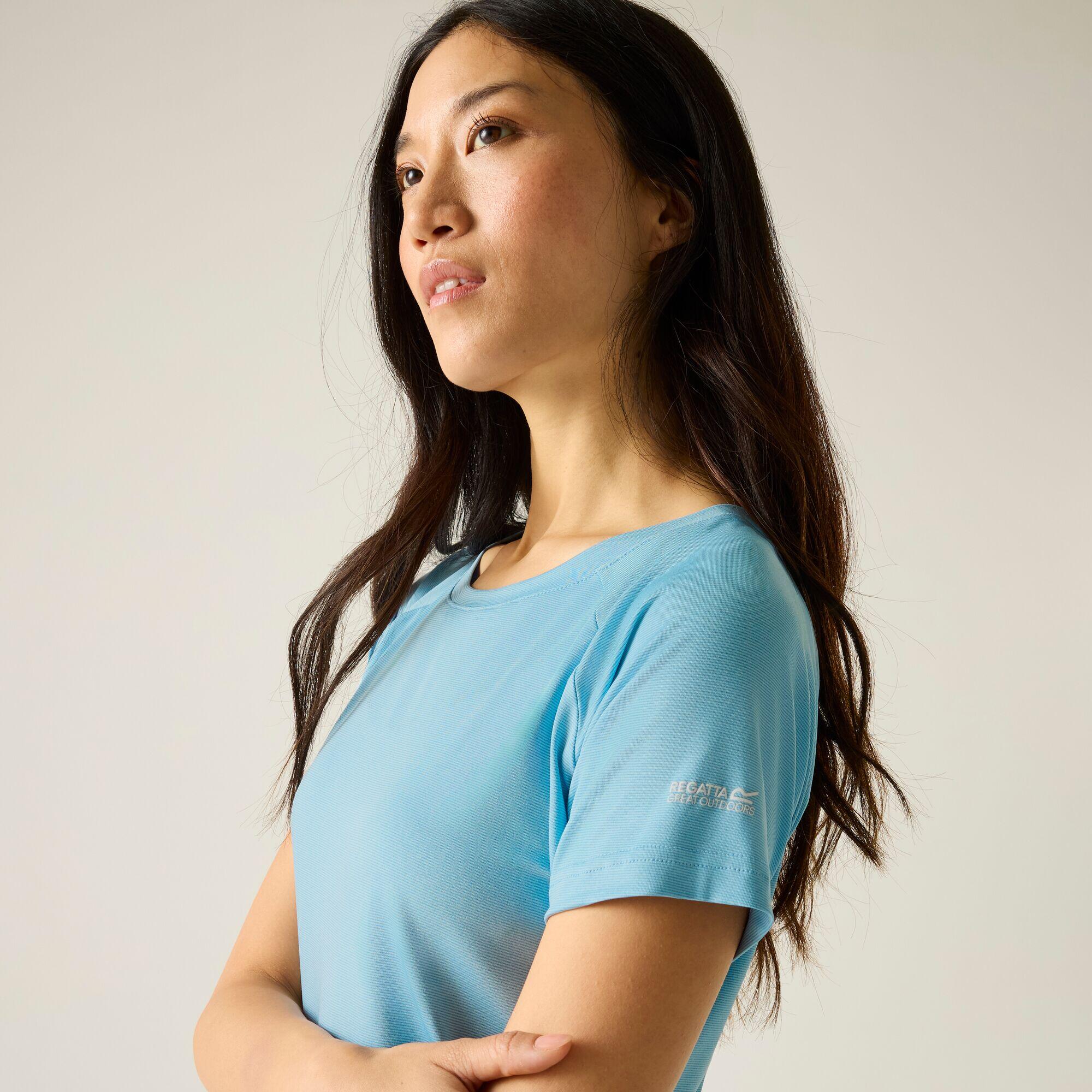 Dames Limonite T-shirt met korte mouwen en gemêleerde print 4/7