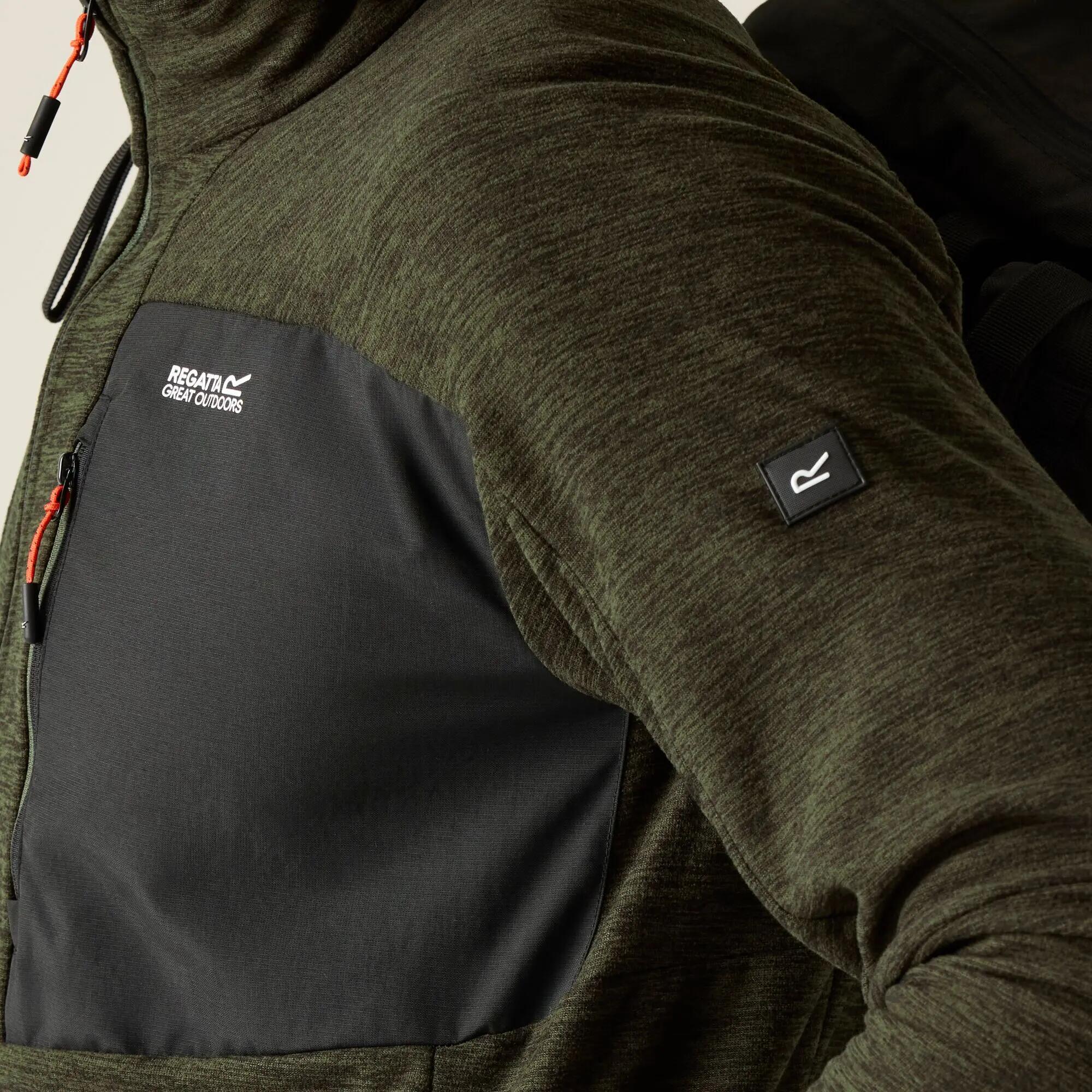 Scaris fleecevest met volledige ritssluiting voor heren, gemêleerd model 5/7