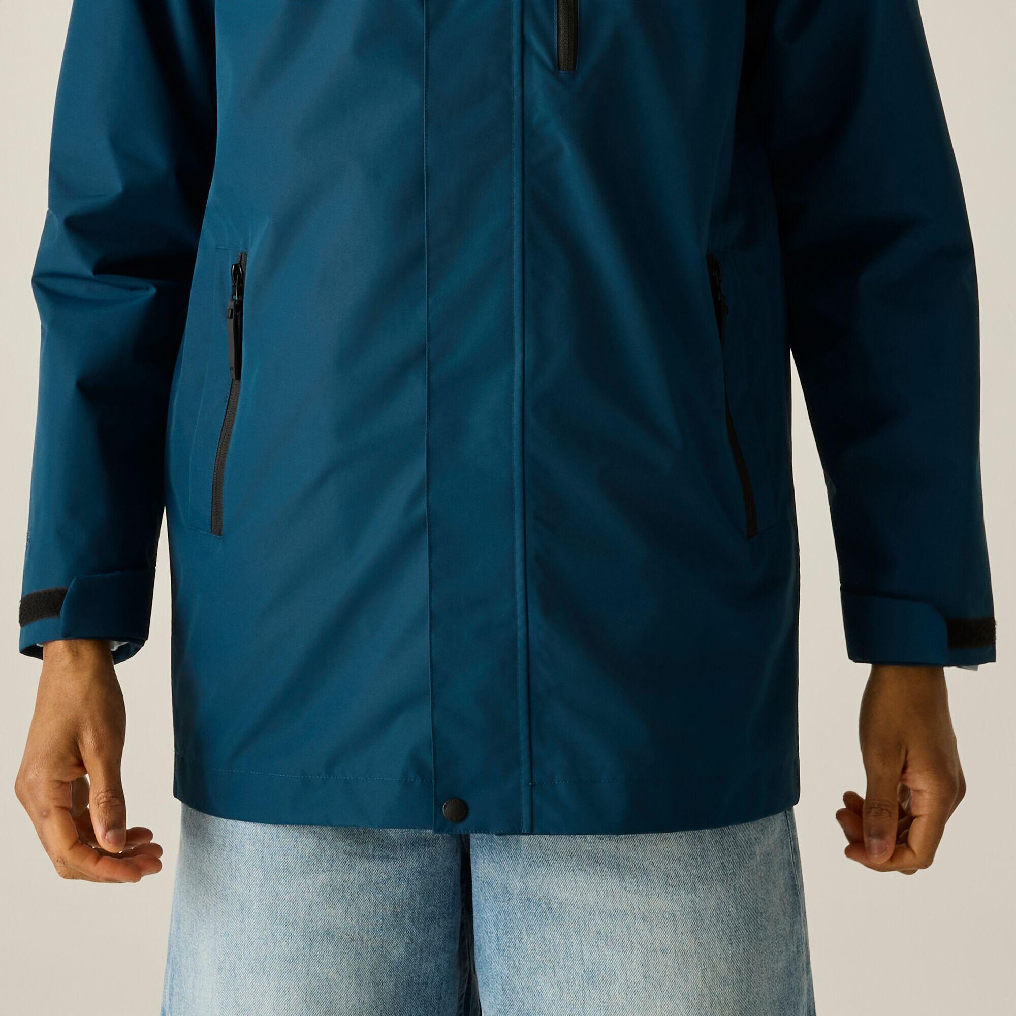 Veste imperméable à capuche longue Daledon pour homme 7/7