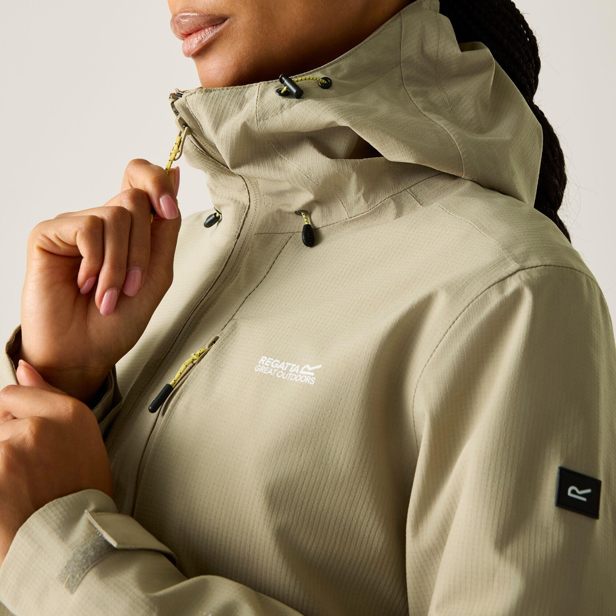 Womens Oklarna Hooded Hiking Waterproof Jacket 7/7