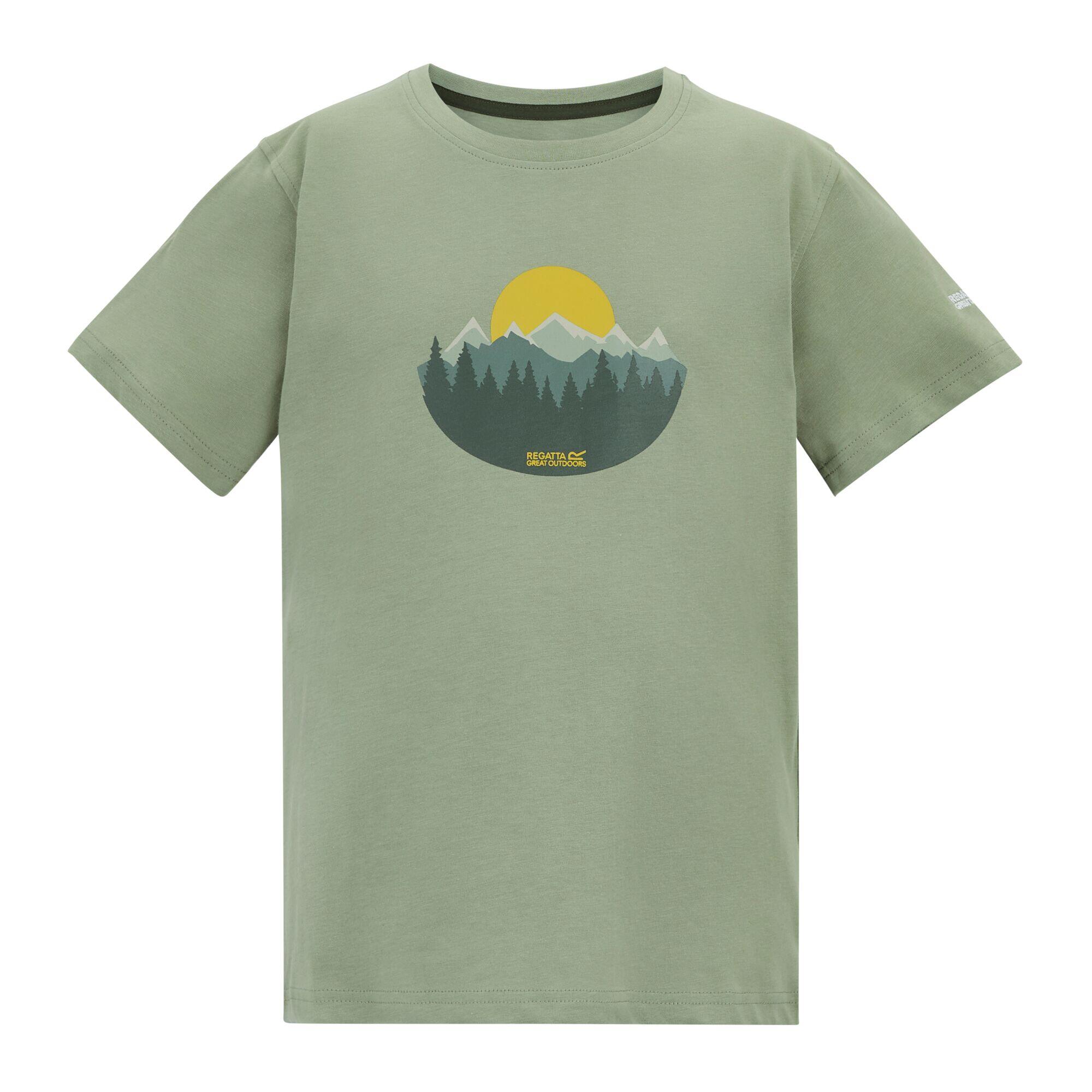 Bosley T-shirt met korte mouwen en grafische print voor kinderen 5/7