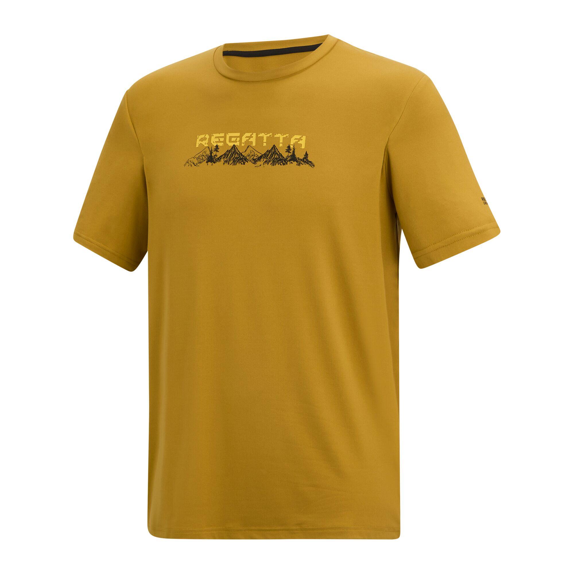 Herren Fingal Stretch Kurzarm-T-Shirt mit Grafik 7/7