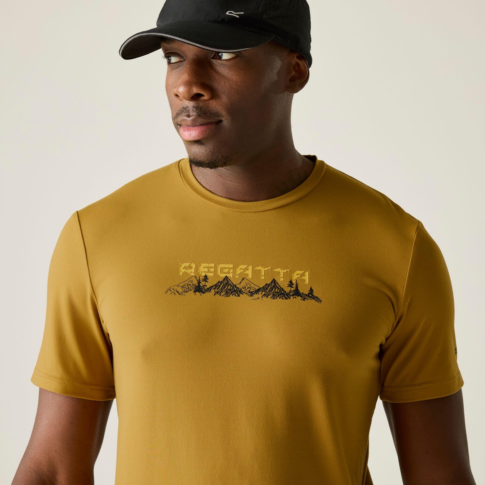 Herren Fingal Stretch Kurzarm-T-Shirt mit Grafik 4/7