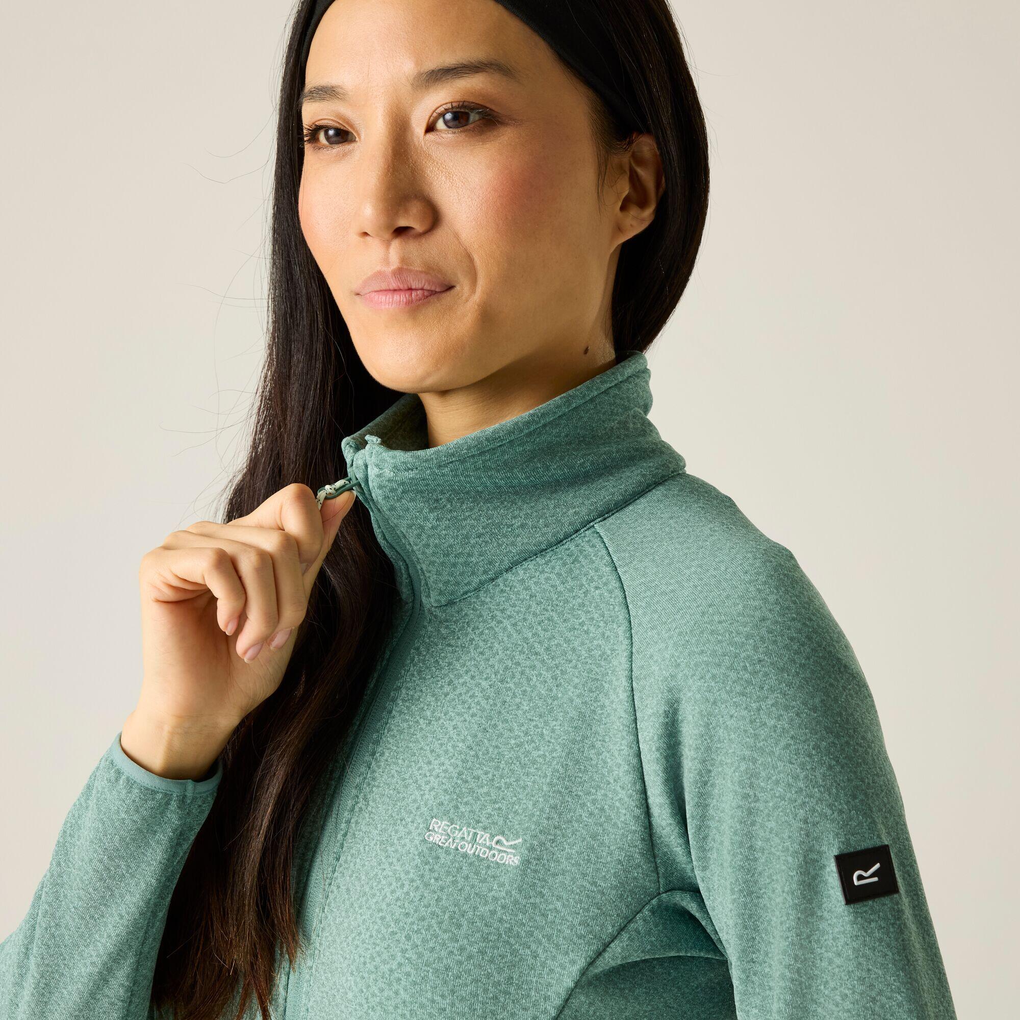 Malana Softshell Fleecejacke für Damen mit durchgehendem Reißverschluss 6/7