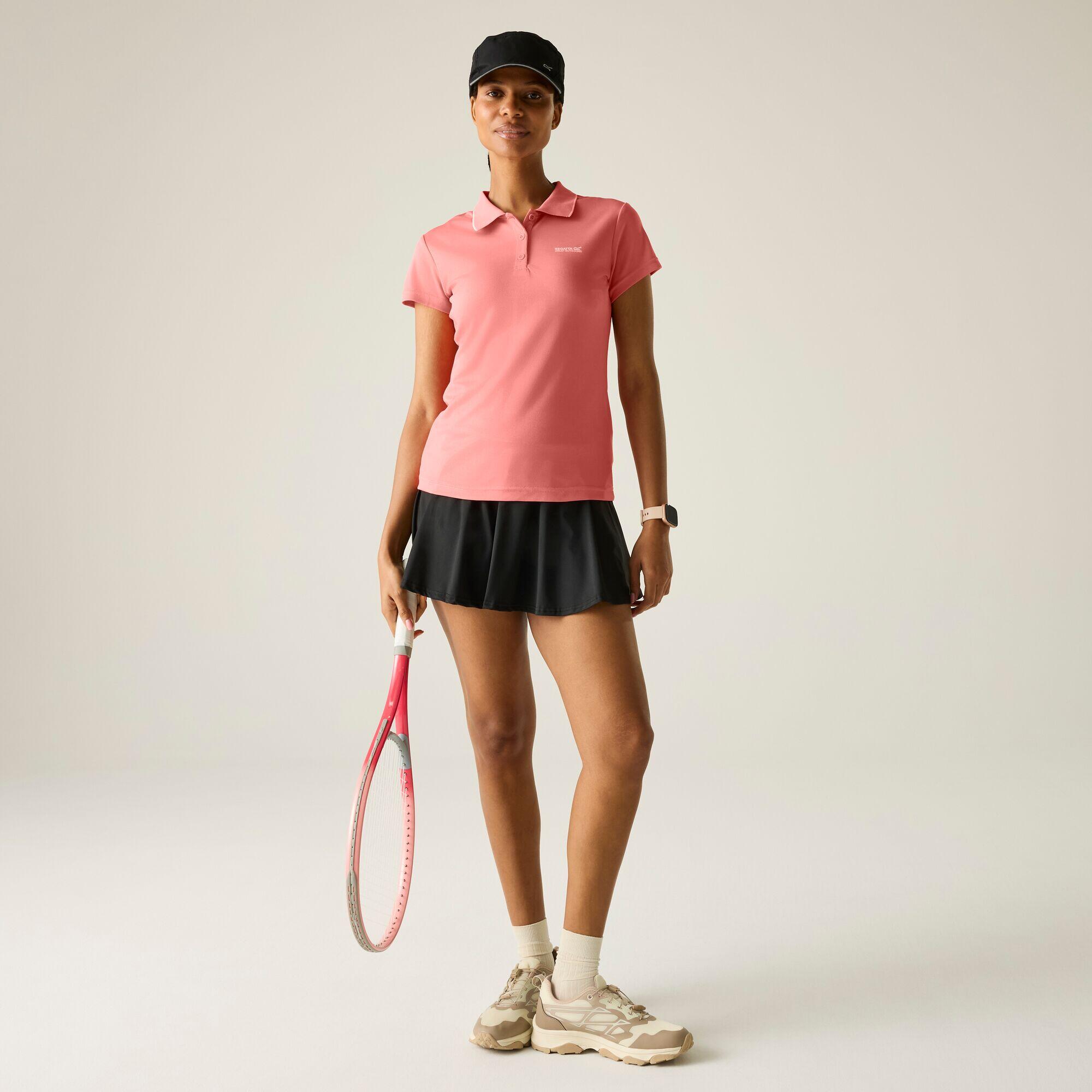 Womens Maverick V Tipped Logo Polo 5/7