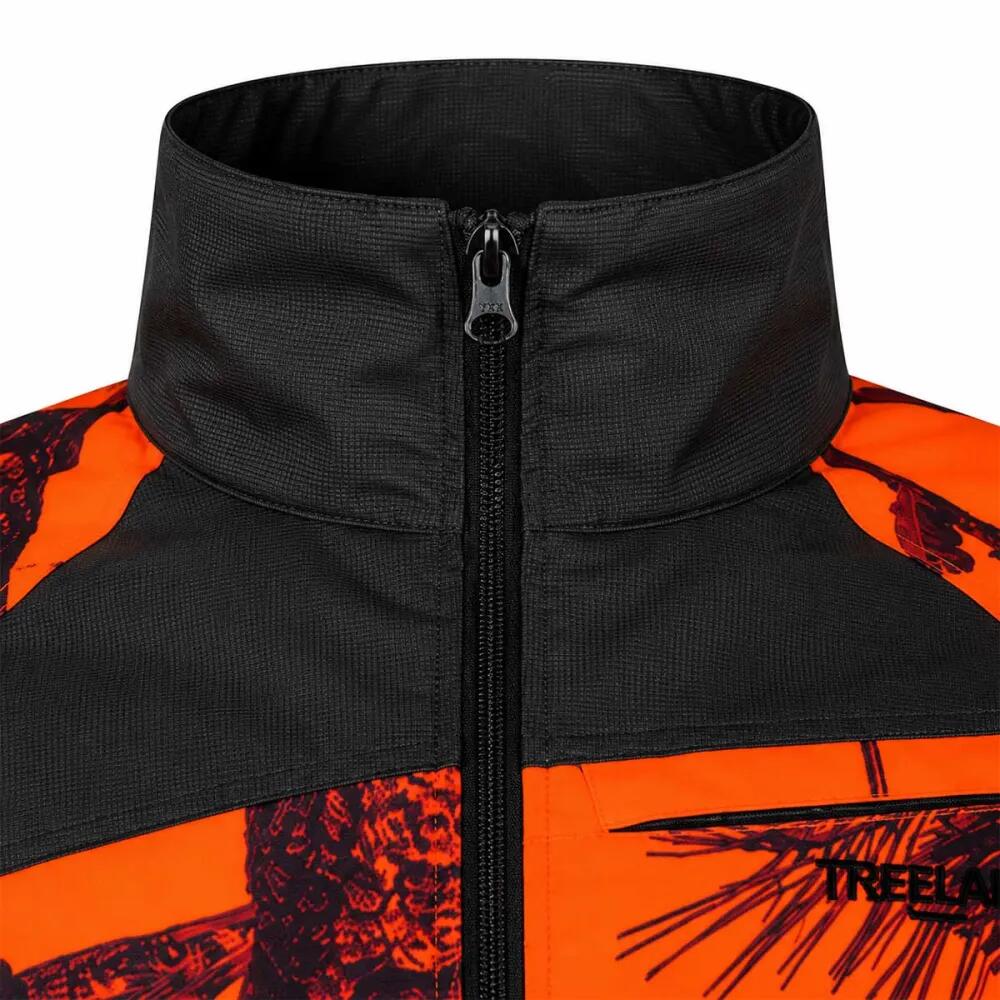 Veste Treeland Maquisard orange camo forest M à 3XL 4/5