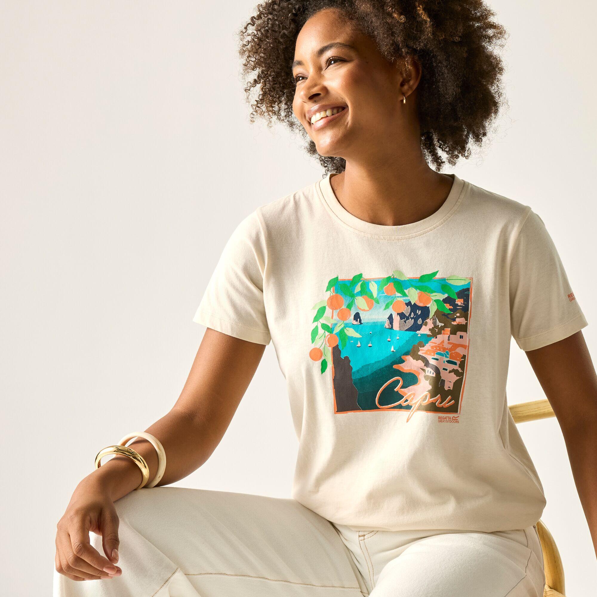 T-shirt graphique à manches courtes Filandra IX pour femmes 5/7