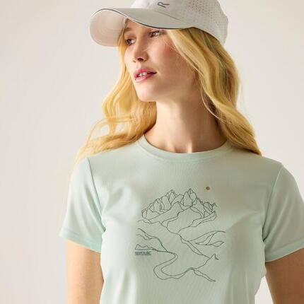 Fingal T-shirt met korte mouwen en grafische print voor dames
