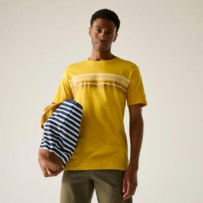 Rendro heren t-shirt met korte mouwen en grafische print