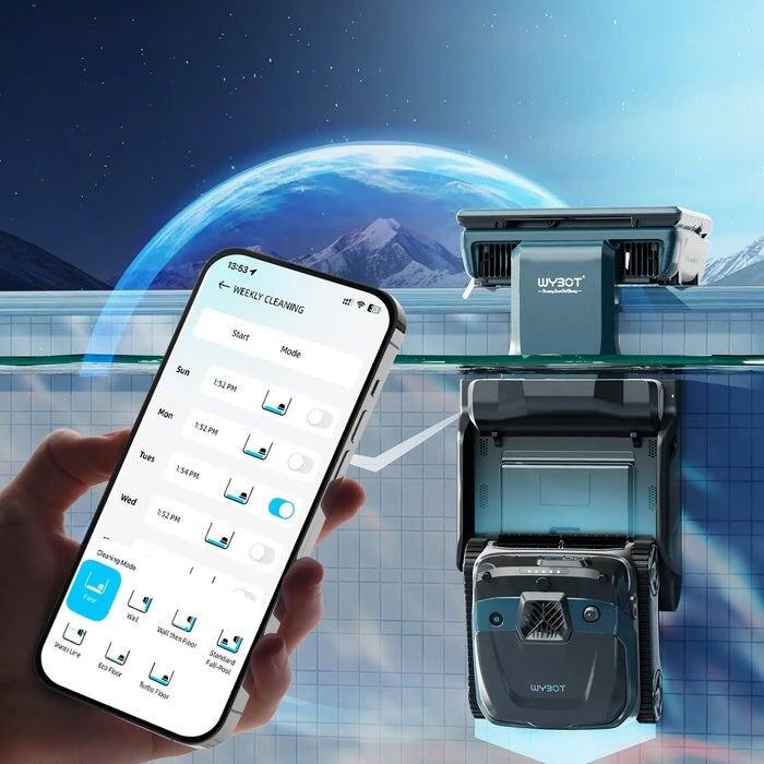 WYBOT S3 robot piscine sans fil autonettoyant cartographie 3D IA Vision 7/7