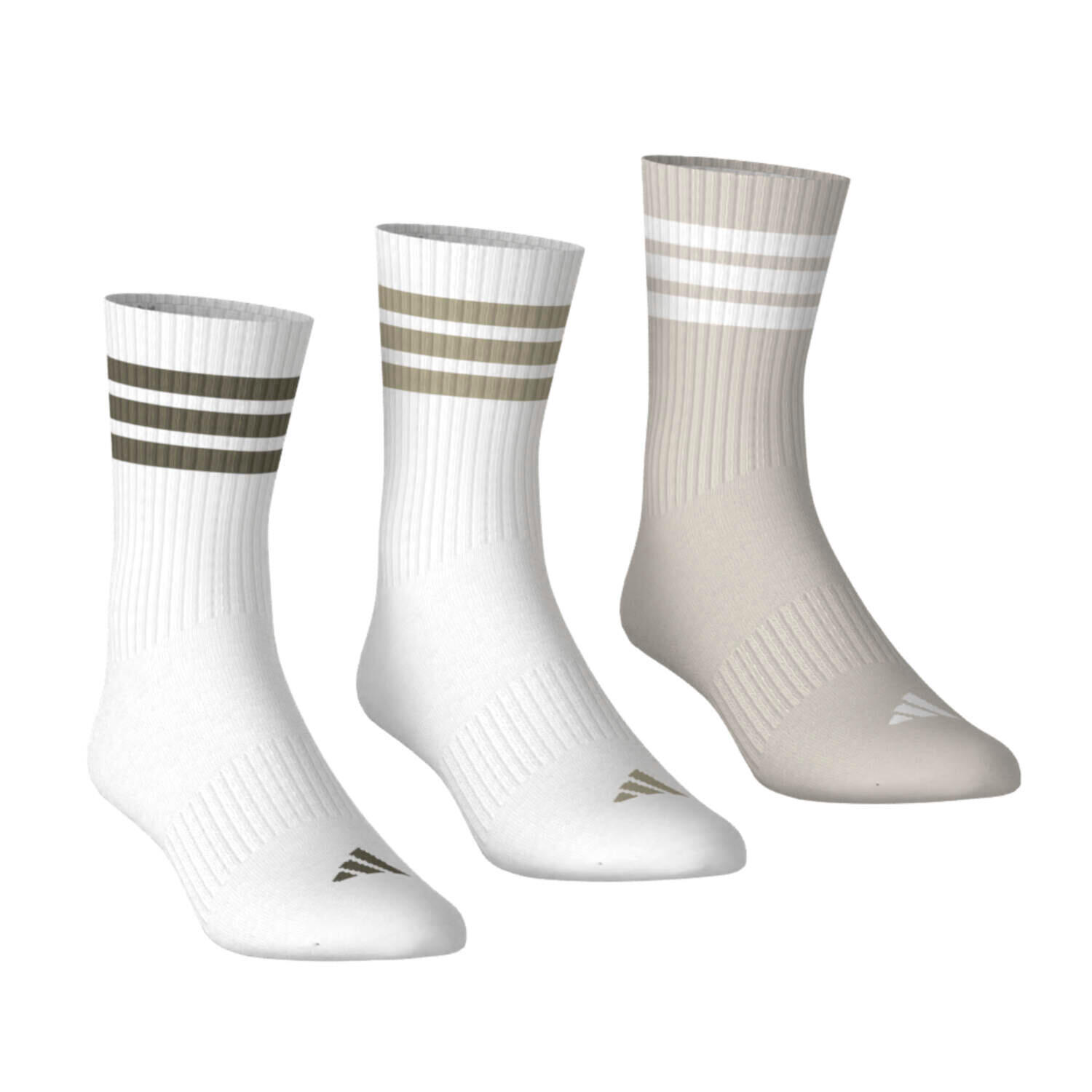3-STRIPES GEVOERDE SPORTSWEAR SOKKEN 3 PAAR 5/5