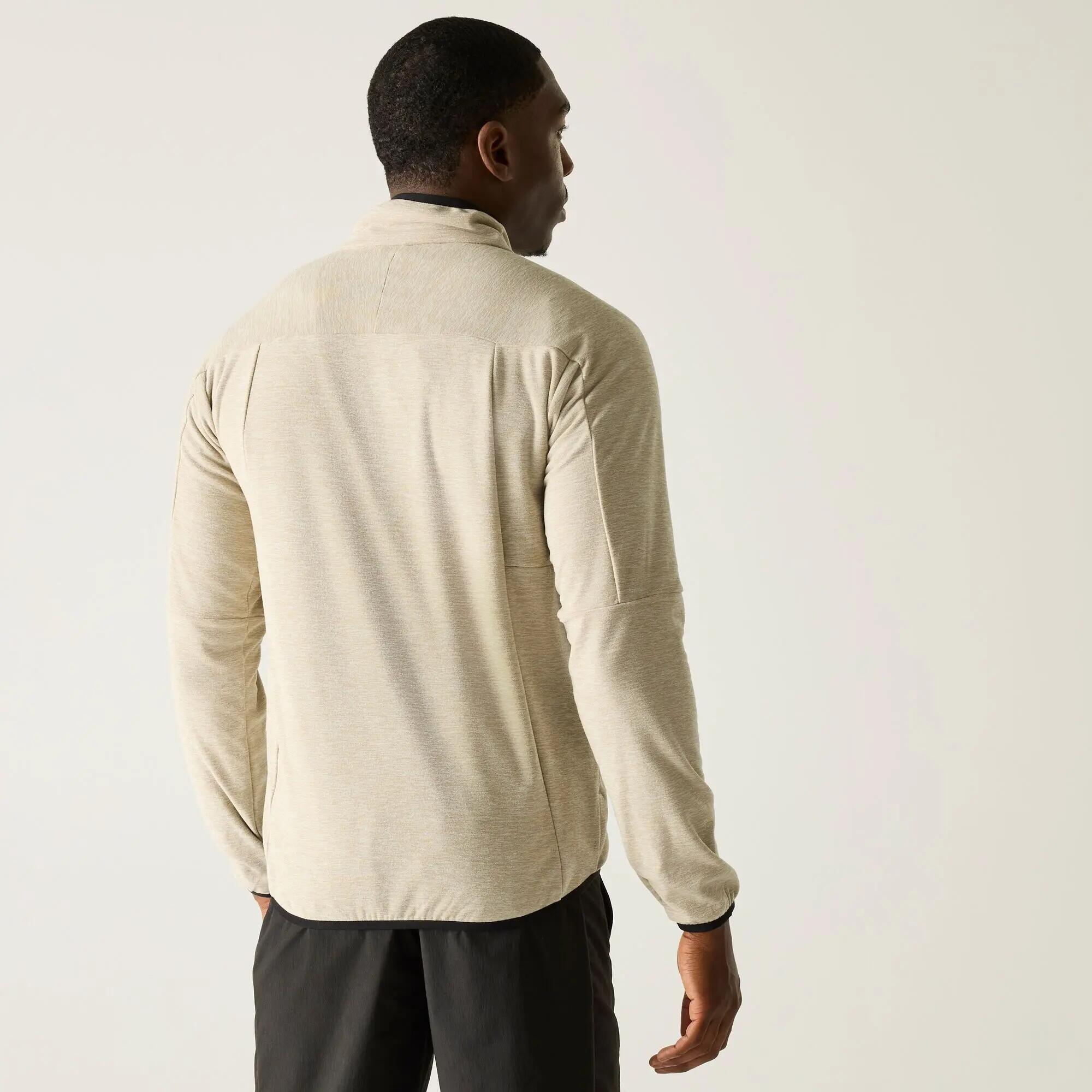 Scaris Herren-Fleece mit durchgehendem Reißverschluss, meliert 2/7