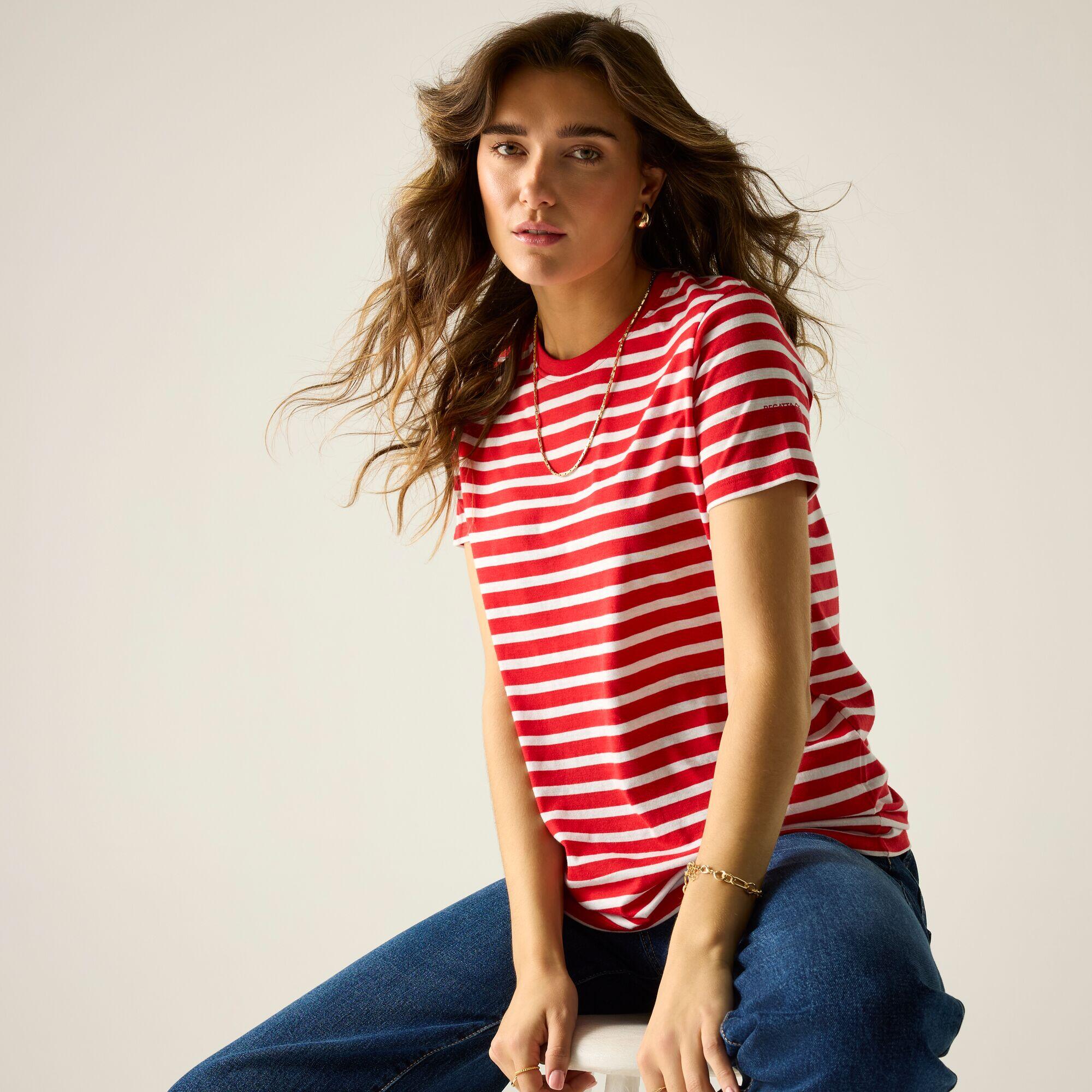 T-shirt rayé à manches courtes Bayletta pour femme 3/7