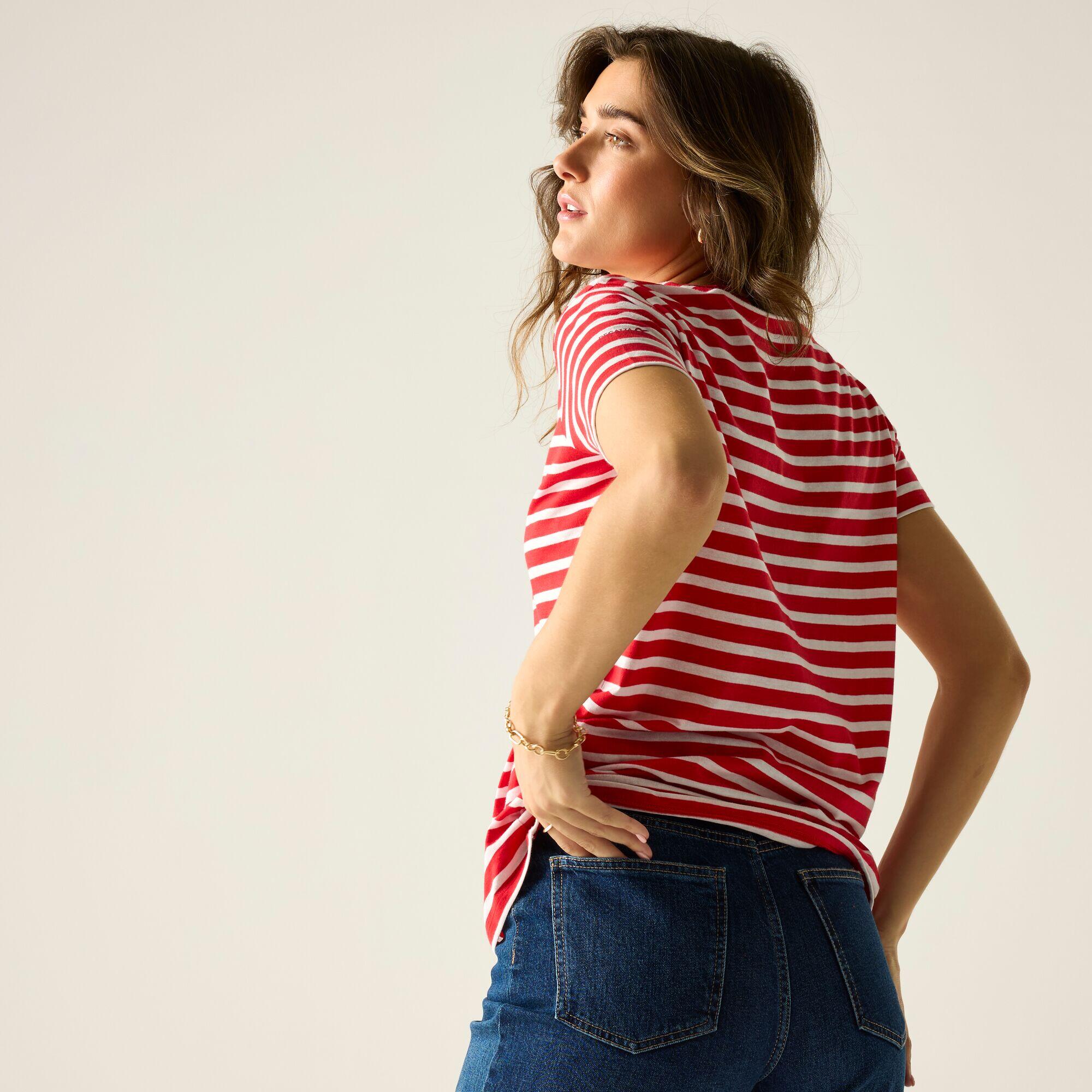 T-shirt rayé à manches courtes Bayletta pour femme 2/7