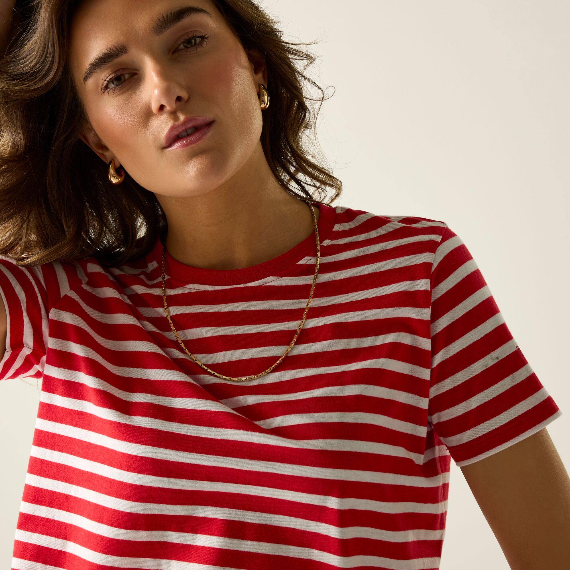T-shirt rayé à manches courtes Bayletta pour femme 4/7