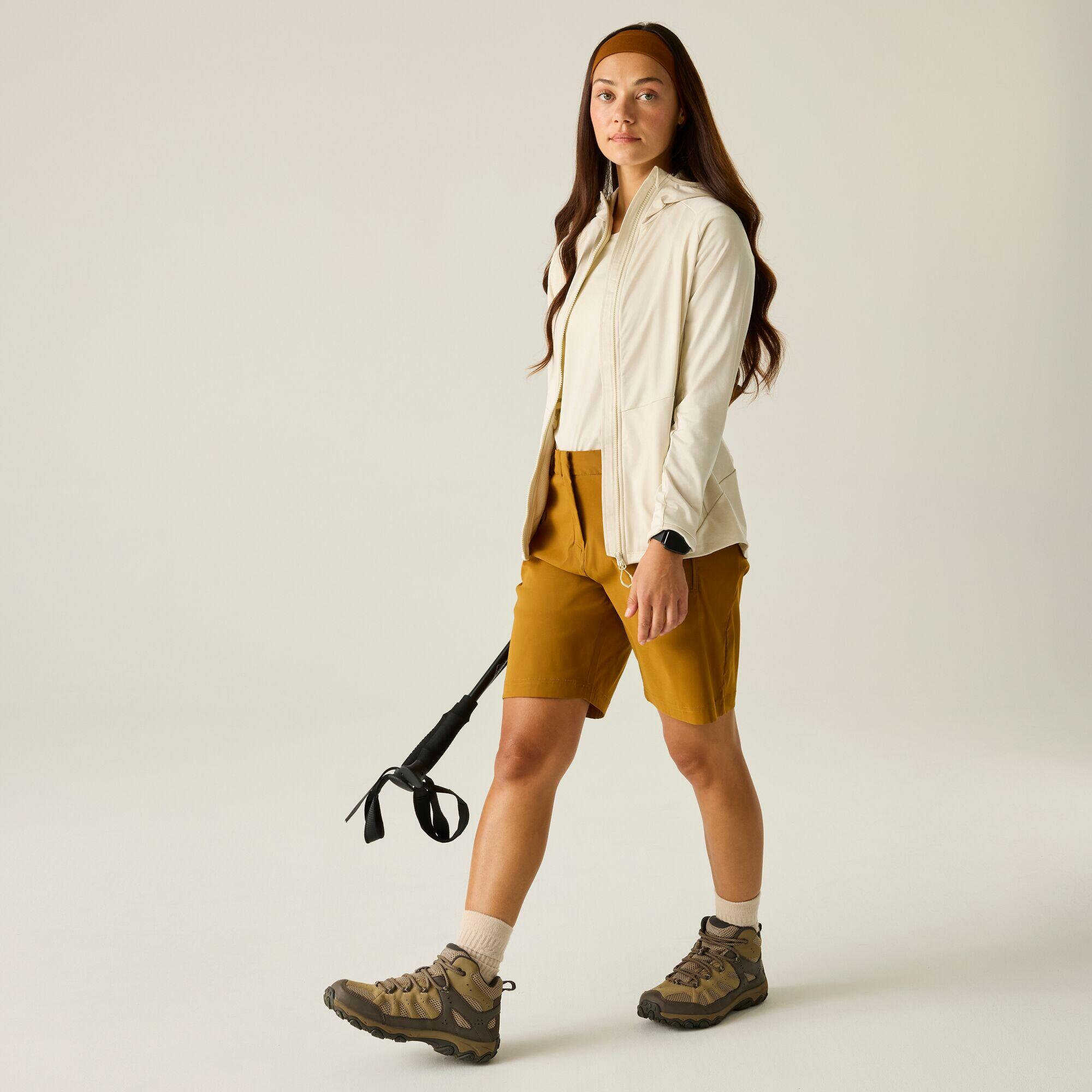 Sous‑vêtement technique extensible femme Nomadic avec capuche et zip intégral 3/7