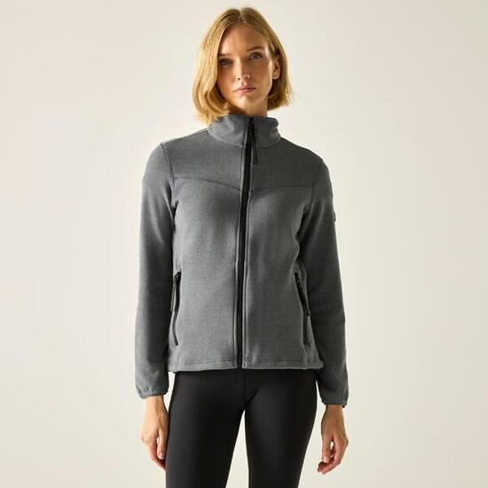 Felpa con zip intera Florena da donna