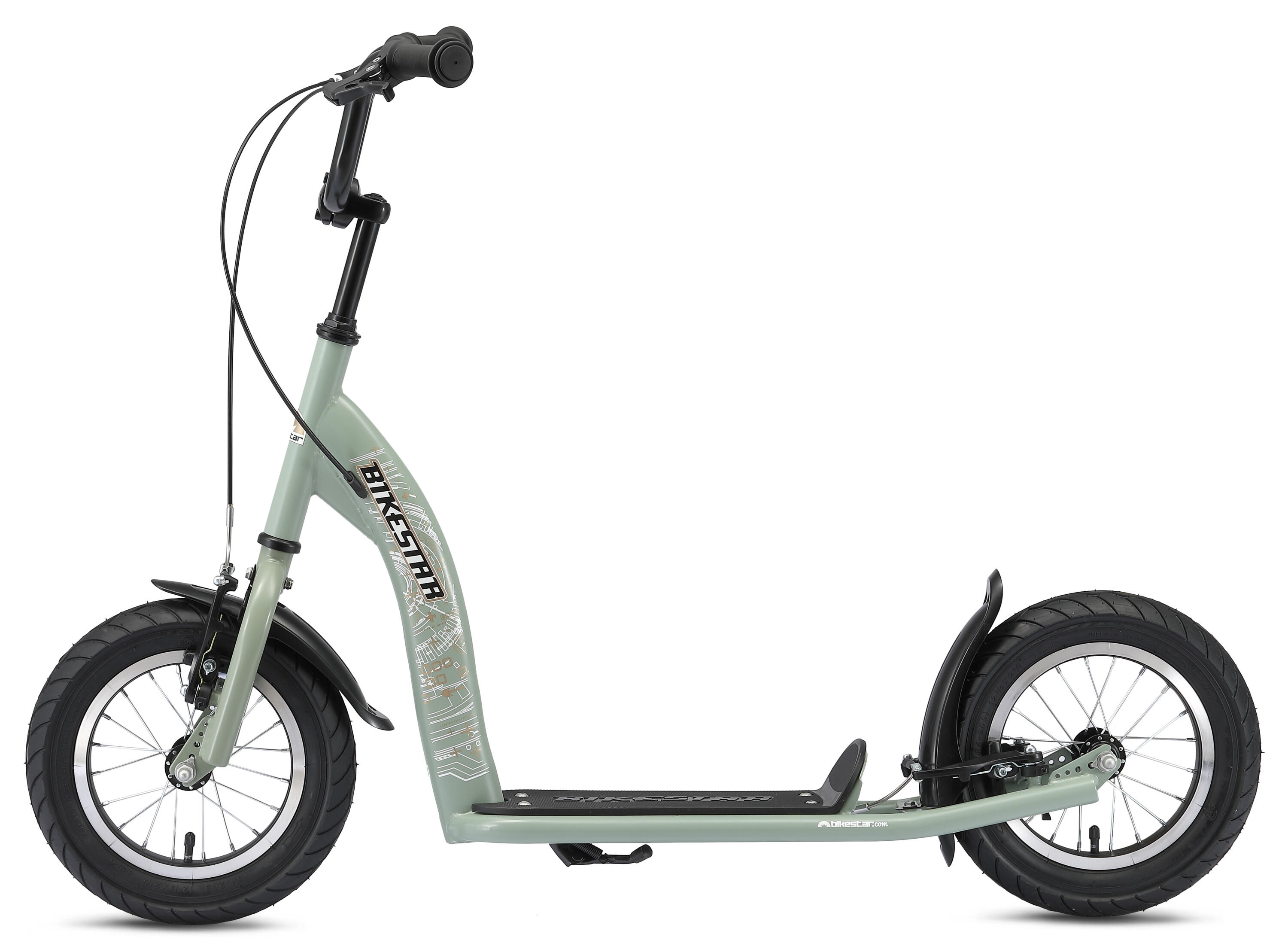 Monopattino con granruote 12", per bambini 8 anni, pneumatici ad aria, Sport 3/7