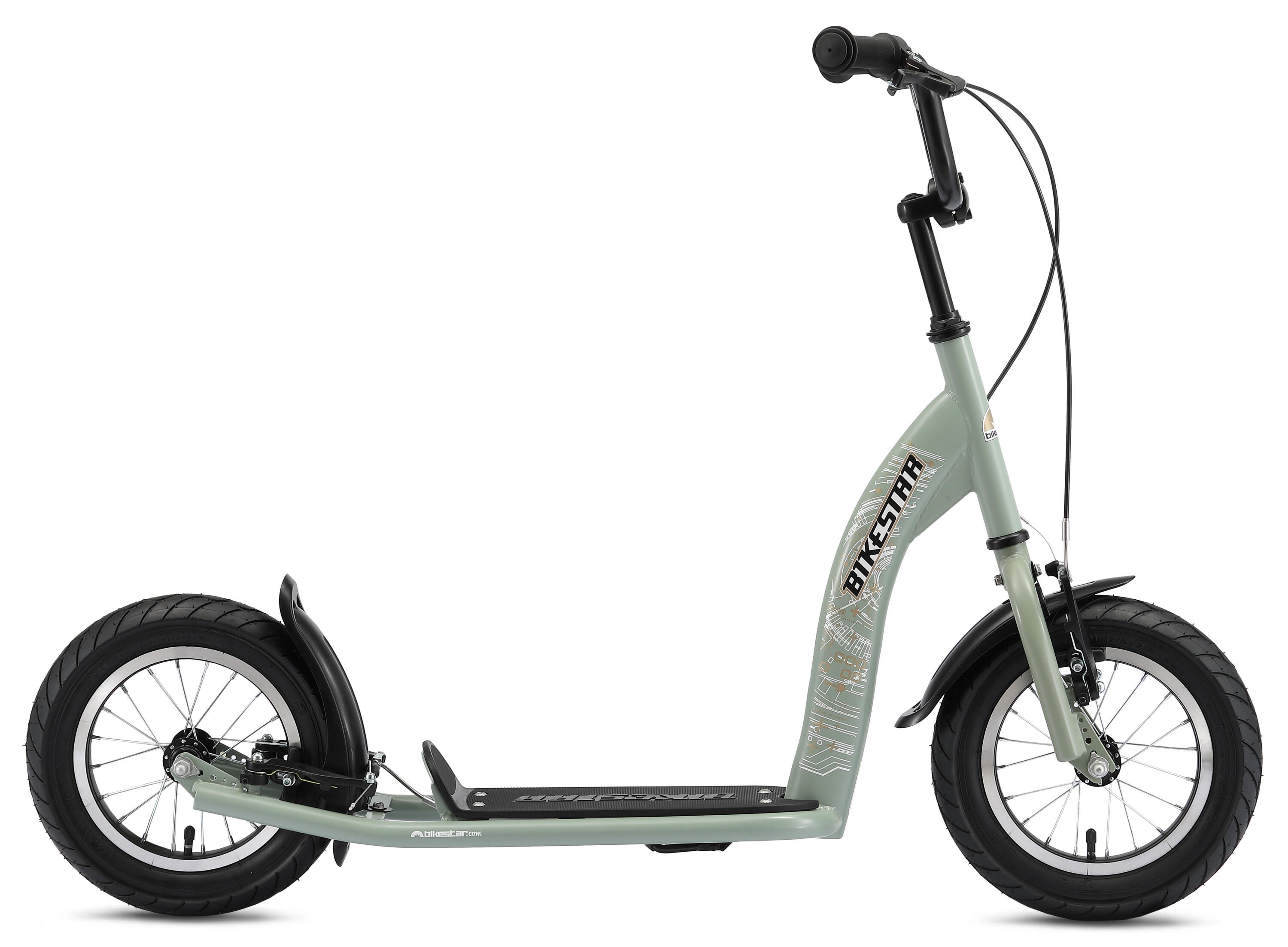 Monopattino con granruote 12", per bambini 8 anni, pneumatici ad aria, Sport 2/7