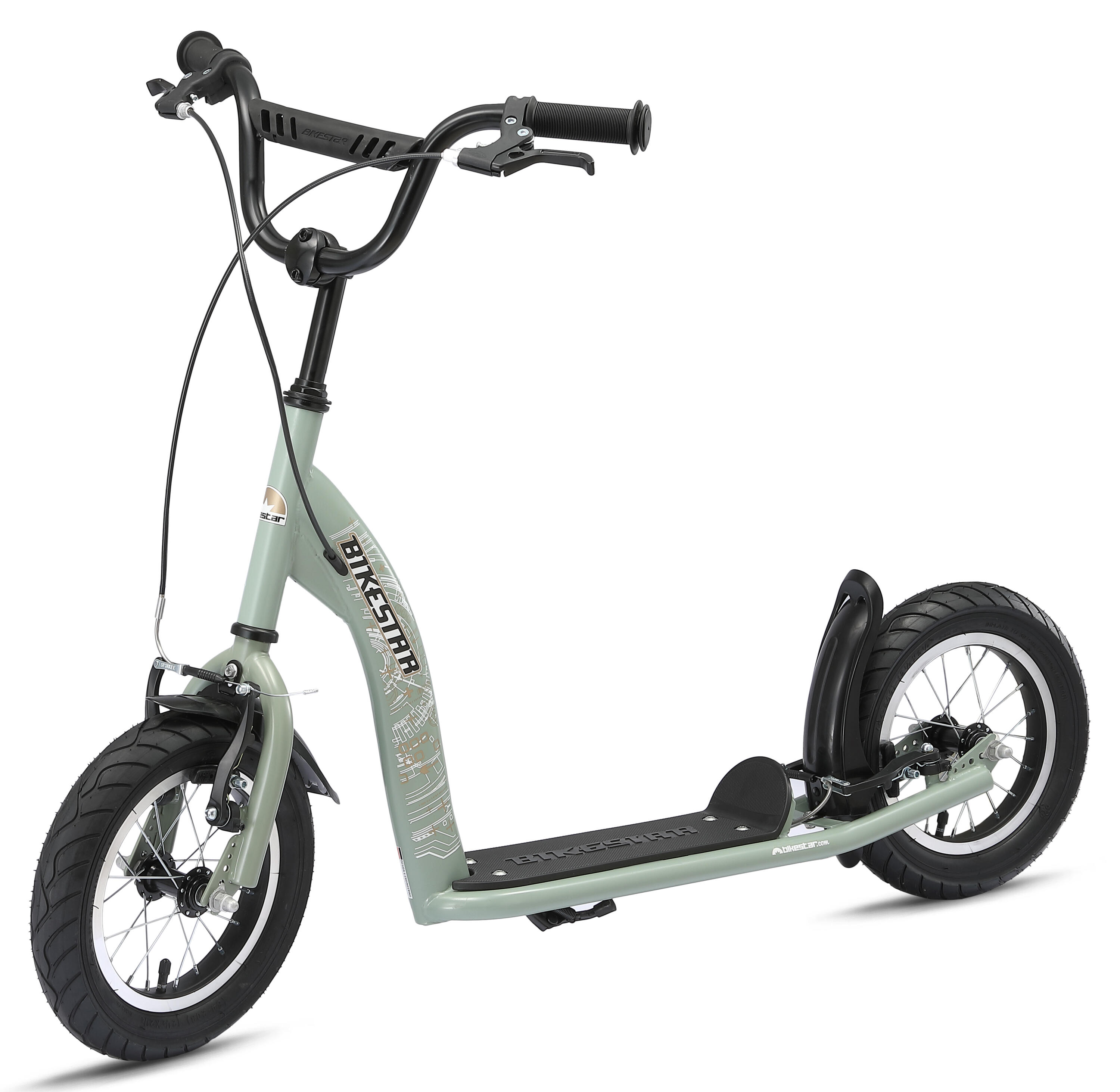 Monopattino con granruote 12", per bambini 8 anni, pneumatici ad aria, Sport 4/7